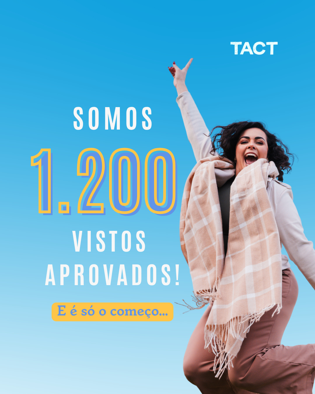 + de 1.200 vistos aprovados… e sabe o que isso realmente significa? 👇🏻
Significam mais de 1.200 histórias que saíram do papel.
Mas de 1.200 pessoas que decidiram parar de adiar.
Mais de 1.200 vidas que mudaram de país, de rotina e de realidade.💜
E o mais importante… isso não é sobre número!
É sobre fazer o processo certo, com estratégia, segurança e alguém que realmente sabe e se importa com o caminho!🎯
Se você ainda está aí pensando “será que dá certo pra mim?”
A resposta é: dá, desde que você faça do jeito certo!🚀
A TACT está aqui pra isso. Pra te guiar em cada etapa e transformar o seu plano em aprovação. 💪🏻
Agora me conta… você vai ser só mais um que fica sonhando ou vai ser o nosso próximo visto aprovado? 👇🏻⌛
#imigrantenaaustralia #teajudocomtudo #brasileirosnaaustralia #everysecondscounts #IntercambioAustralia #VidaNaAustralia #EstudarNaAustralia #DicasDeIntercambio #VidaDeIntercambista #AprenderIngles #tactdream