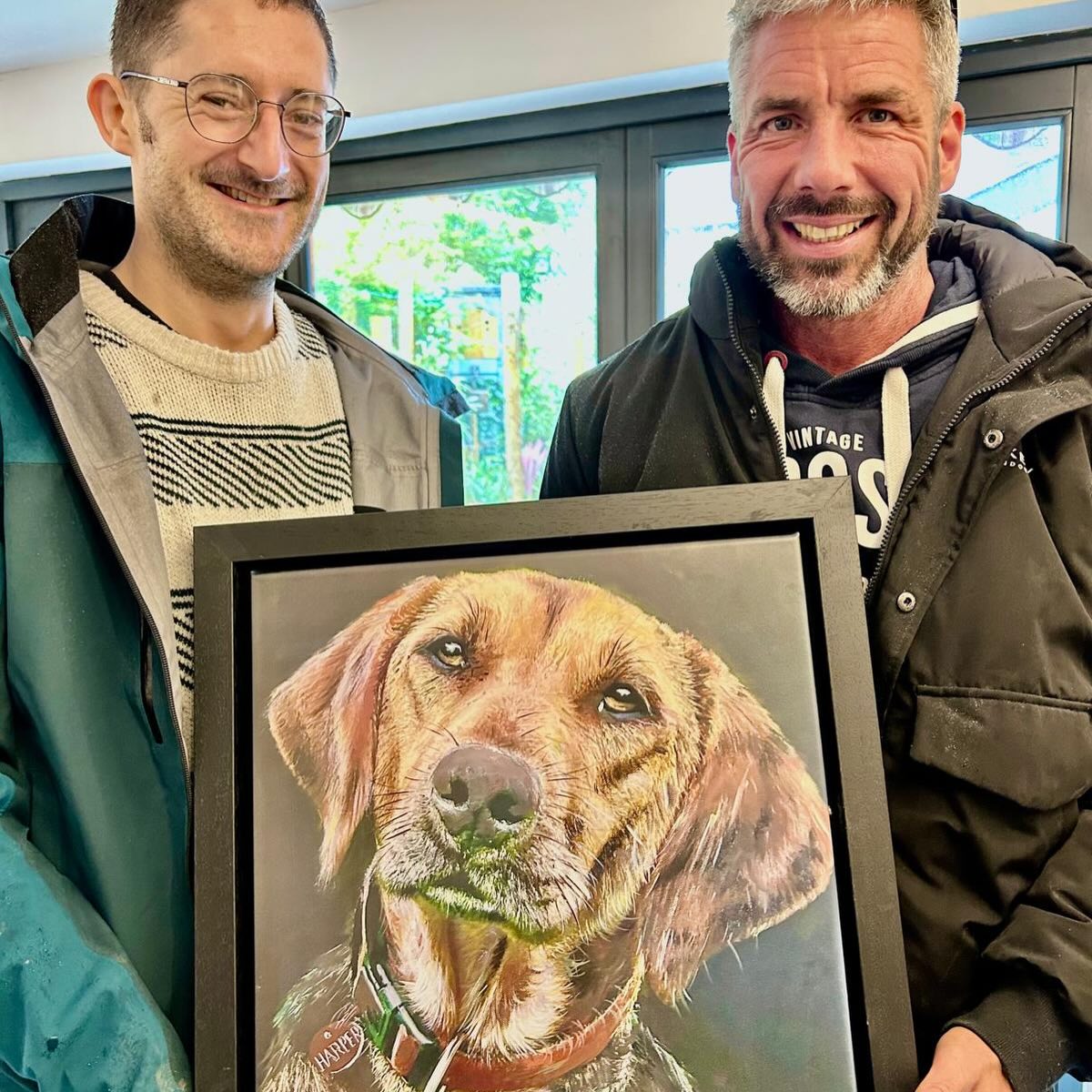 Meet Harper! ๐ถ
A while ago, I donated a prize for a charity raffle run by @symondsandsampson in Axminster.
๐ Robert and Steve won! So I painted a portrait of their beautiful dog, Hunter ๐ค who I believe is a Polish hound.
#petsofinstagram #petportraits #raffleprize #polishhound #paintmydog @polishhound