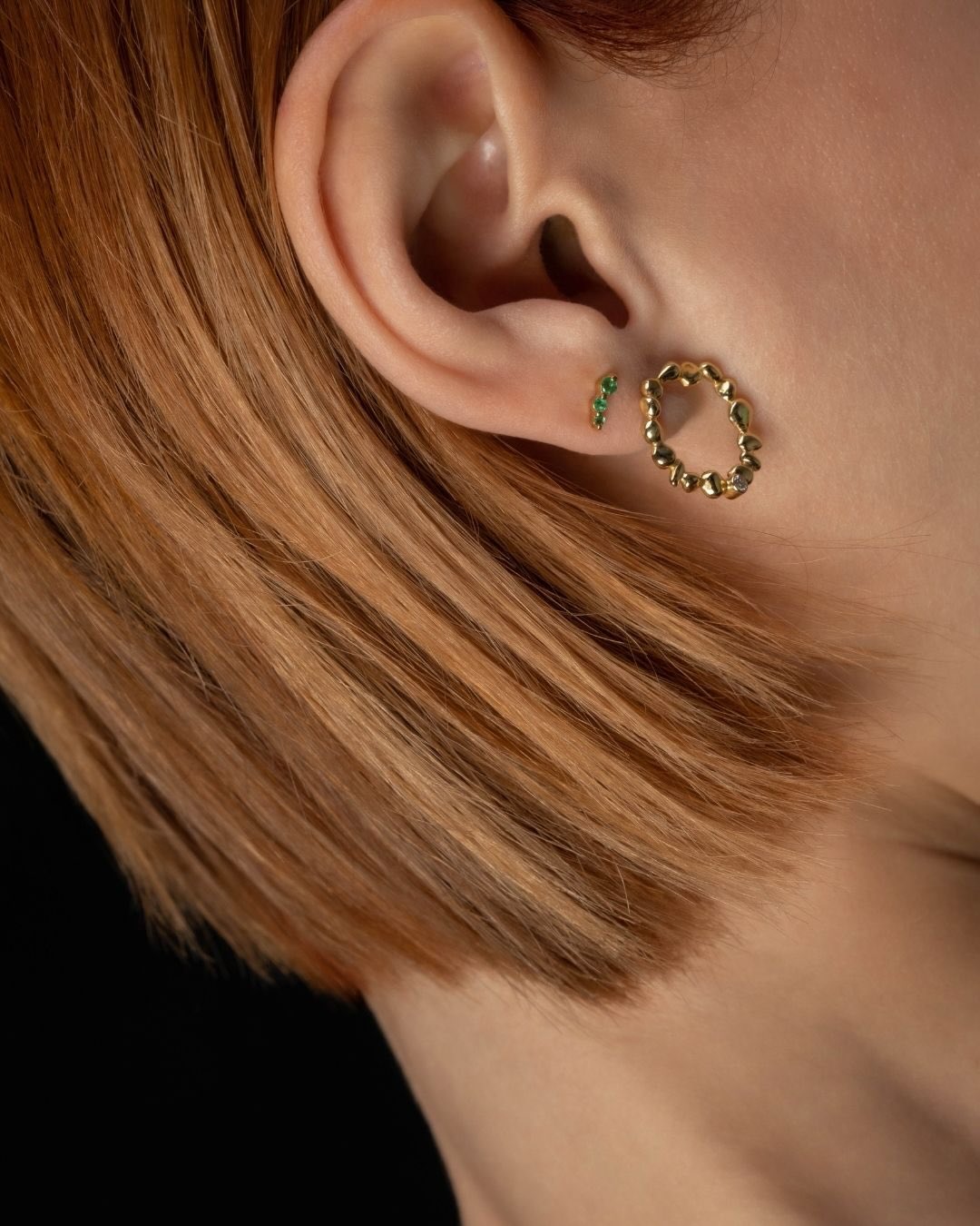 Hoops, but not as you know them. #fotinipsarouli #fotinipsaroulijewellery #handmadejewelry #finejewelry #hoop