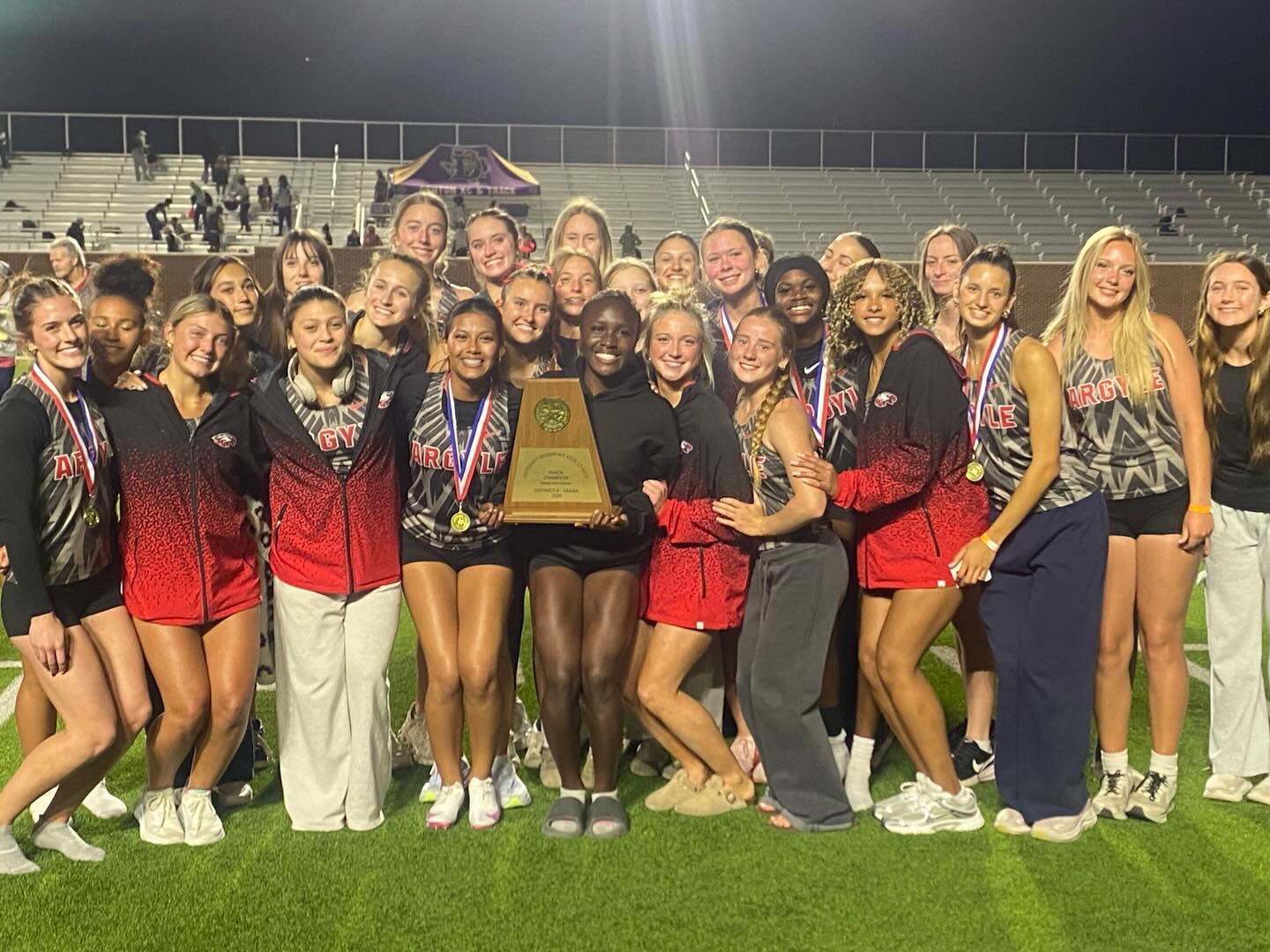 The Lady Eagles Track & Field team is the District 6-5A 2026 Champions‼️🦅