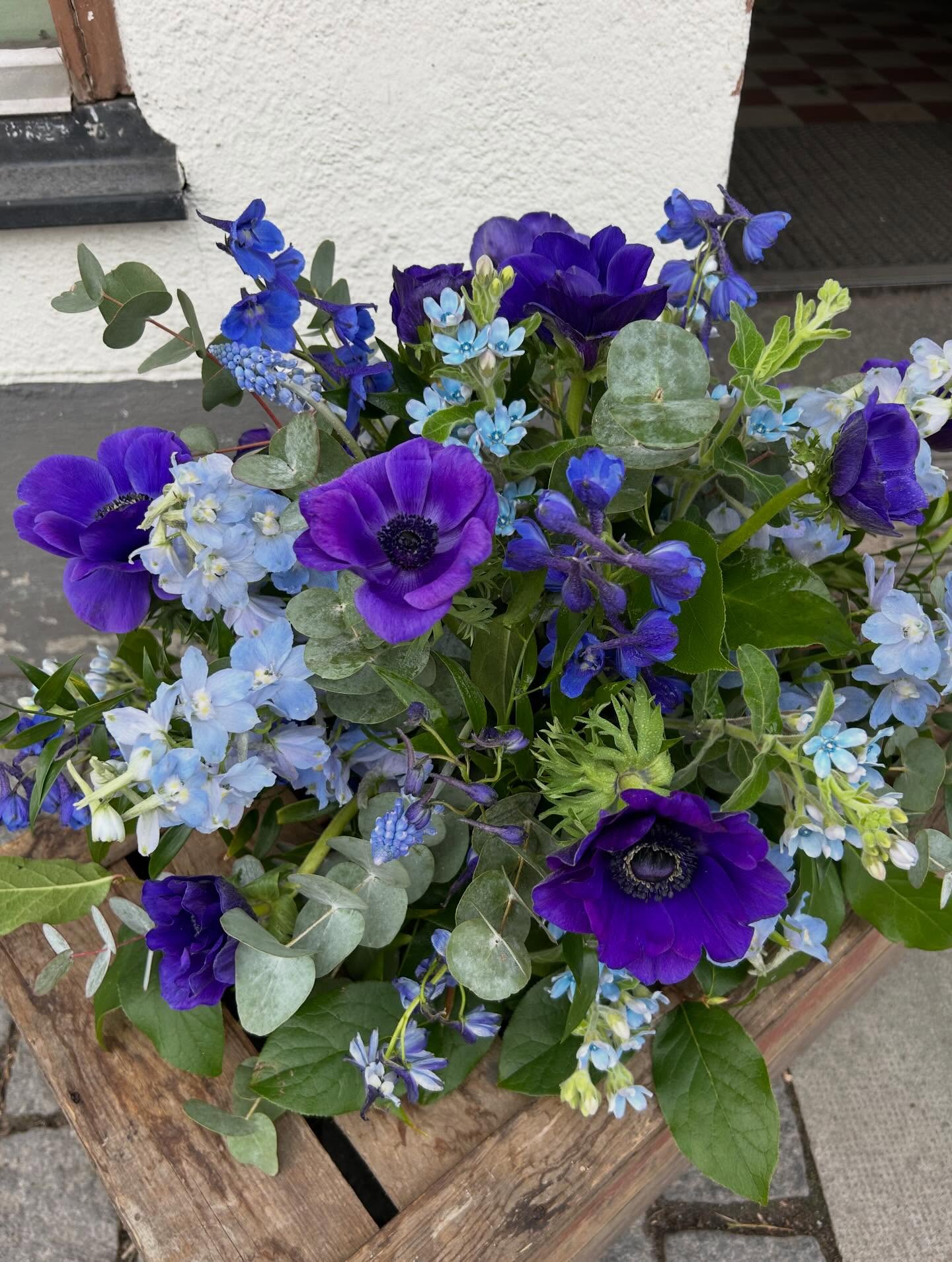 En ”kudde” i blått till ett sista farväl 💙🌊