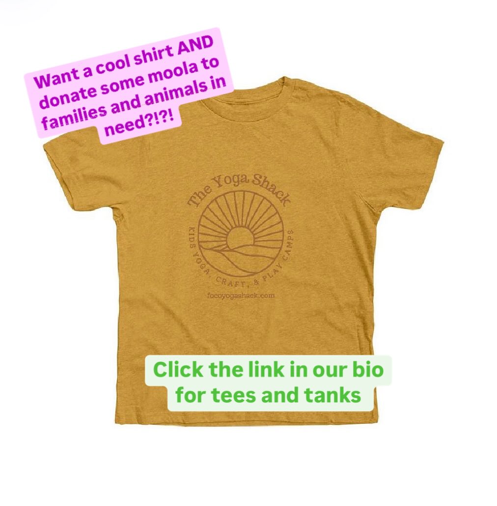 We started a campaign on bonfire to make shirts- great for everyday and kid sizes will be perfect for summer camp!! Every item sold will add money to our scholarship fund and give 20% to the @animalfriendsalliance too! (This was also an impulse- we usually research, research, research, but failed to this time as perimenopause 😆and the stress of gifting so many scholarships this year already forced us to jump before we were ready. 🤣🤷♀️🤣.) Anyway, we think this a good company. Do you know of a better one?
Link to all the tshirts and tanks is in our bio!!