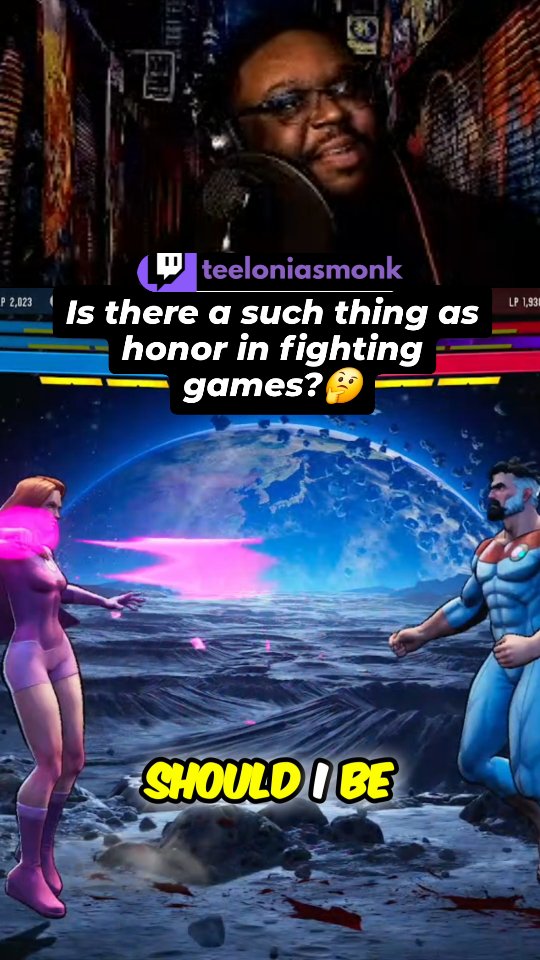 In fighting games a corner can be a death sentence. I struggle if I should take advantage or be honorable and give them room to make it a fair fight.
#gamer #invincible #invinciblevs #fightinggame #gamingreels
What yall think?