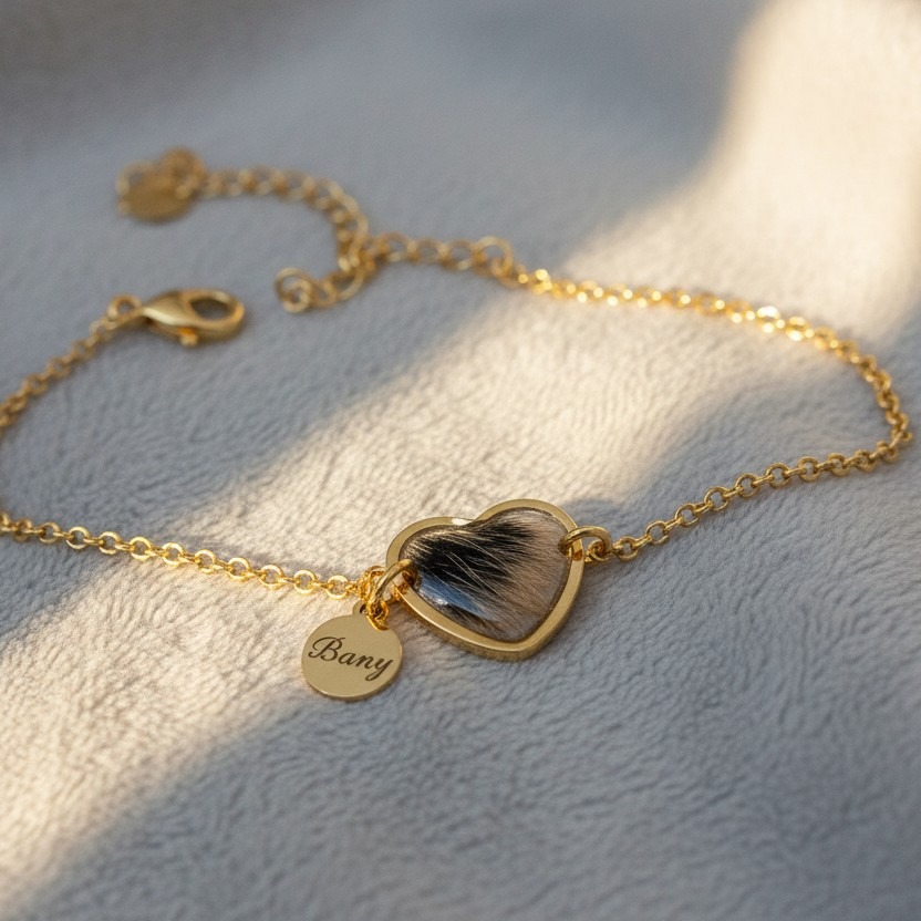 Ein Herz, das bleibt. 🤍
Unsere Tierhaarschmuck Armkette „Ariel“ bewahrt die Erinnerung an deinen treuen Begleiter – mit eingearbeitetem Fell und auf Wunsch mit kostenloser Gravur.
✨ Herzgrössen: 10×11 mm | 14×15 mm | 18×19 mm
✨ Material: Silber 925 oder vergoldet
✨ Kette: verstellbar
✨ Details: Glitzerflocken am oberen Rand (Farbe wählbar)
Du möchtest eine ganz eigene Gestaltung? Schick uns gern eine Skizze mit – wir setzen deine Idee als Unikat um.
https://tierhaarschmuck.ch
#tierhaarschmuck #andenken #haustierliebe #erinnerungsschmuck #schweiz #handgemacht #armkette #gravur #tierliebe