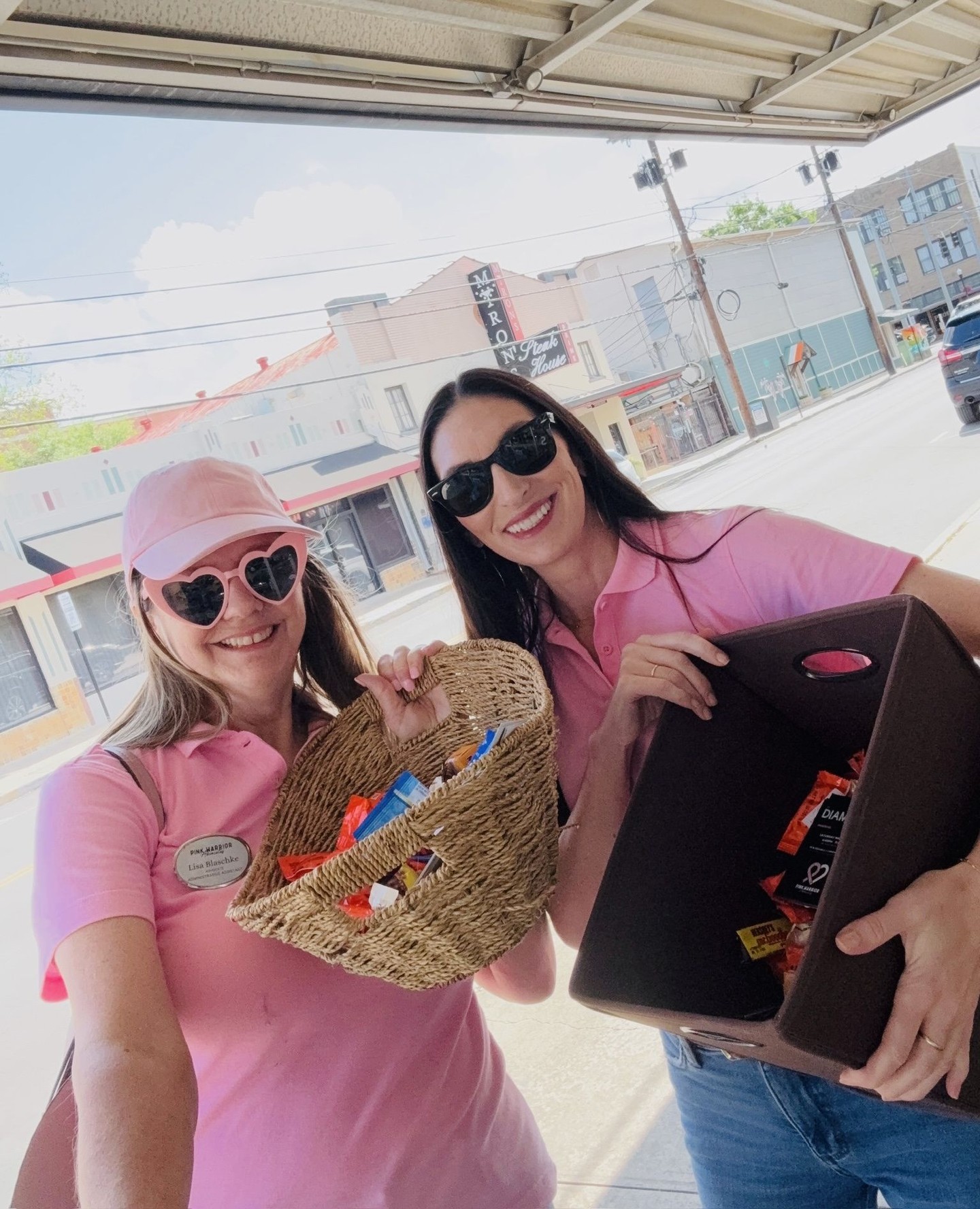 10 years ago, our founder Jen Reynolds walked the streets of New Braunfels with a basket of candy and a vision 🍬
Today we followed in her footsteps. Jen led the way as we hit the pavement passing out candy and visiting local businesses, continuing the legacy she started 💖
From one small act of connection to a decade of impact, we are proud to carry this mission forward.
If you are interested in sponsoring or attending our 10th Annual Breast In Show Gala and celebrating the legacy Jen built, visit:
www.pinkwarrioradvocates.org/gala ✨