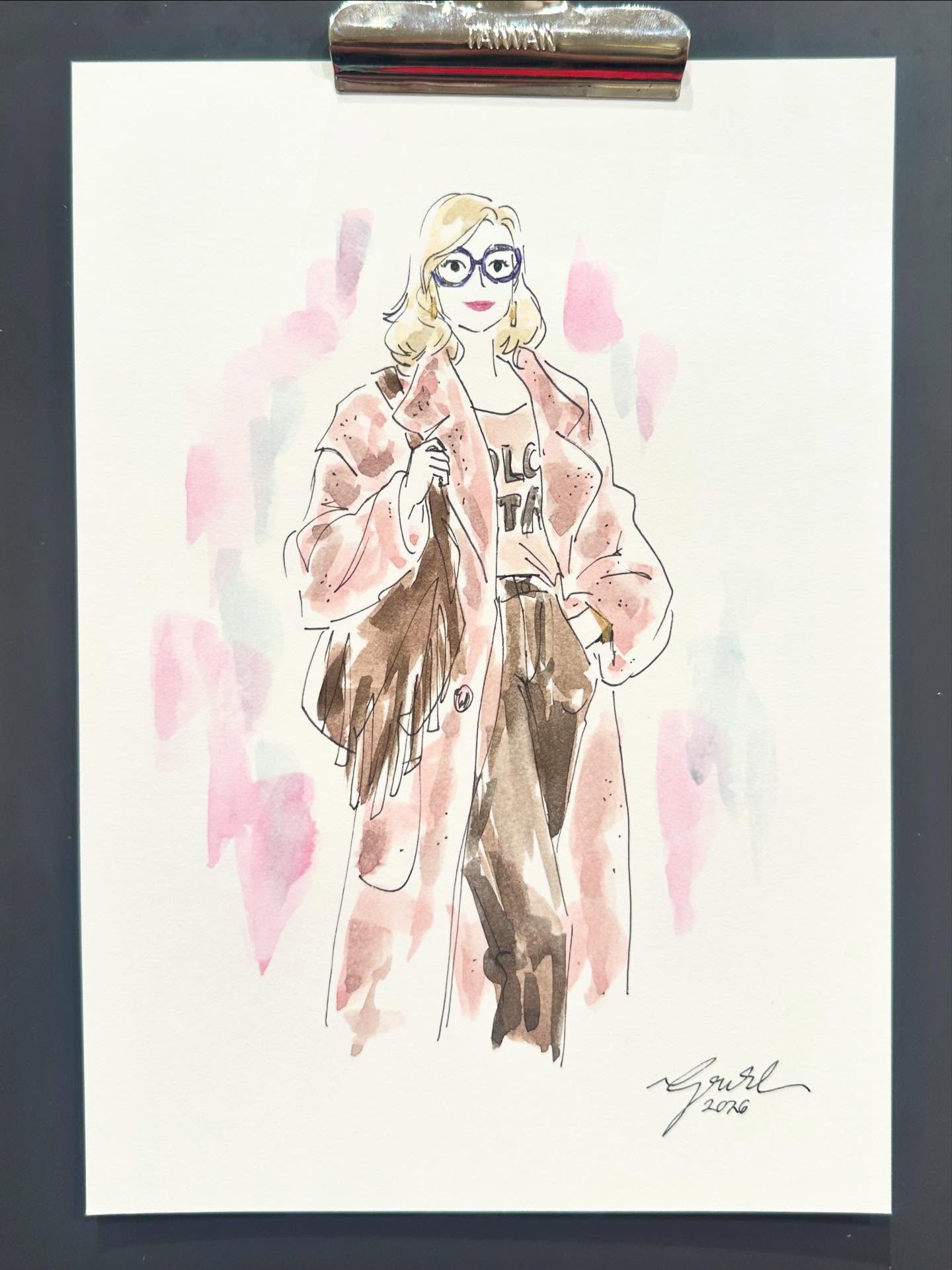 Live illustration @breuninger