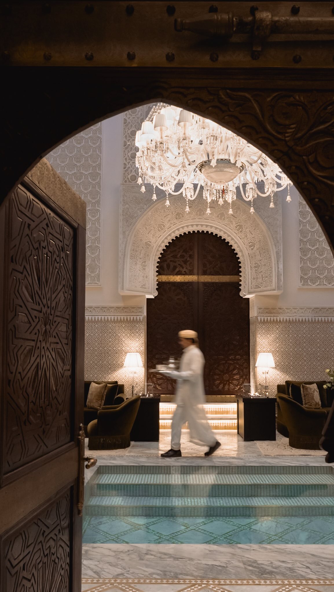 Late Sunday mornings at the Palace are a celebration of pure refinement 💫🤍
From the grandeur of our majestic patio to the intimacy of your private suite terrace, and the breathtaking elegance of our rooftop dining sanctuaries, every setting is designed to enchant.
Here, every detail is elevated, every moment is curated, and our esteemed guests are welcomed into a world where glamour, grace, and impeccable service reign supreme.
#palaisdefes #morocco #moroccanhospitality #moroccanfood