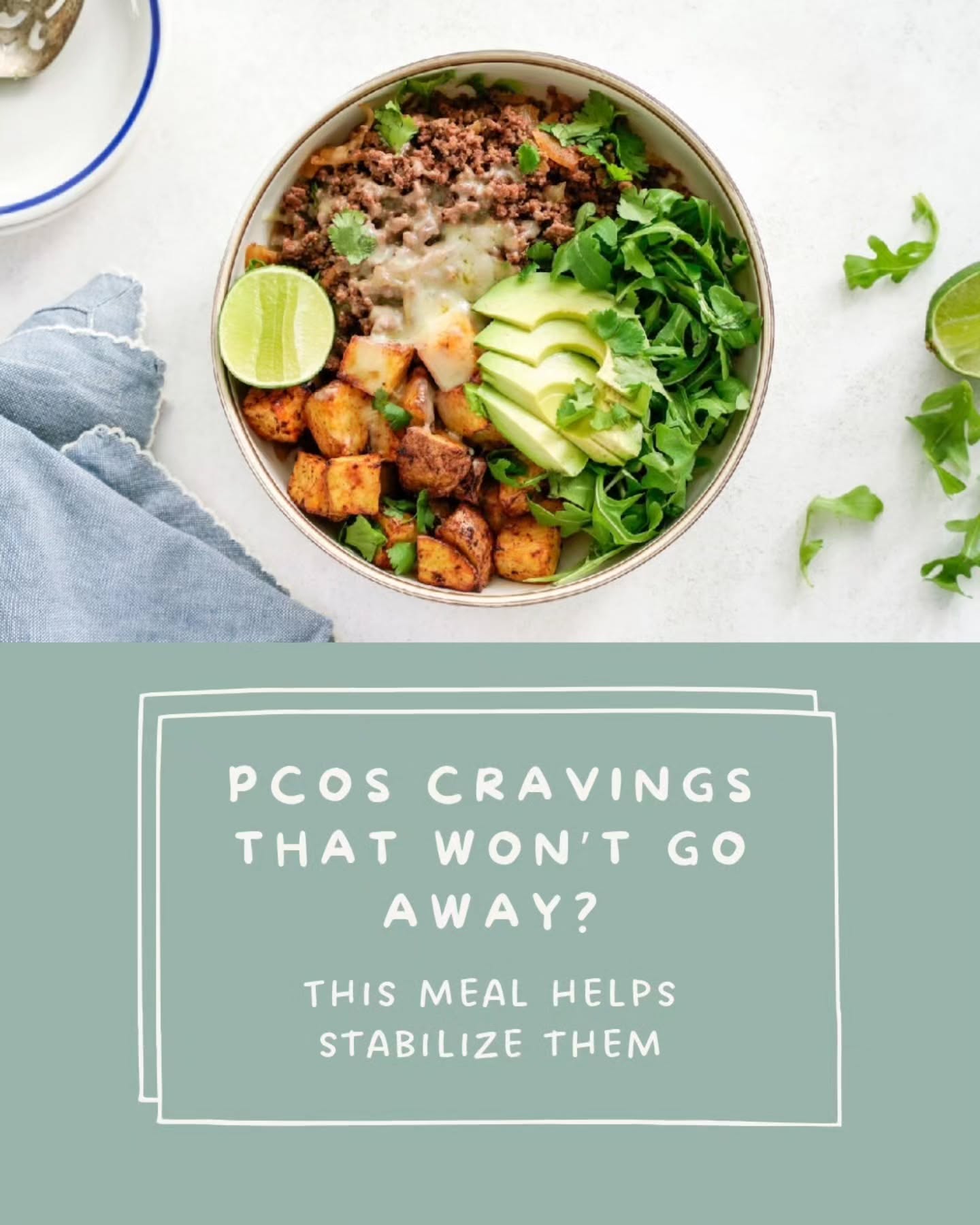 As a holistic nutritionist specializing in PCOS, and someone who also has PCOS, I understand how frustrating it can feel to deal with constant hunger or strong cravings.
When blood sugar is dysregulated, cravings tend to feel more intense and it’s not about willpower, it’s about what your body actually needs.
This bowl is a really simple example of a PCOS-friendly meal that supports blood sugar balance and helps you feel more steady throughout the day.
You’ve got:
🌱 Lean ground beef → high in protein + iron, which helps keep you full and supports energy
🌱 Yellow potatoes → a good source of carbs + fiber when paired like this, so you get steady energy instead of a spike
🌱 Avocado → healthy fats that help slow down glucose release and support hormone health
When you combine protein + fiber + fats like this, it makes a big difference in how you feel after eating, you will have fewer crashes, fewer cravings, more stable energy.
You don’t need to cut out foods or overcomplicate things with PCOS. It’s more about how you build your meals.
Save this for your next grocery run 🛒 And follow for more PCOS-friendly recipes that actually support your body
#pcosrecipes #pcosmeals #WomensHealth #HolisticNutrition