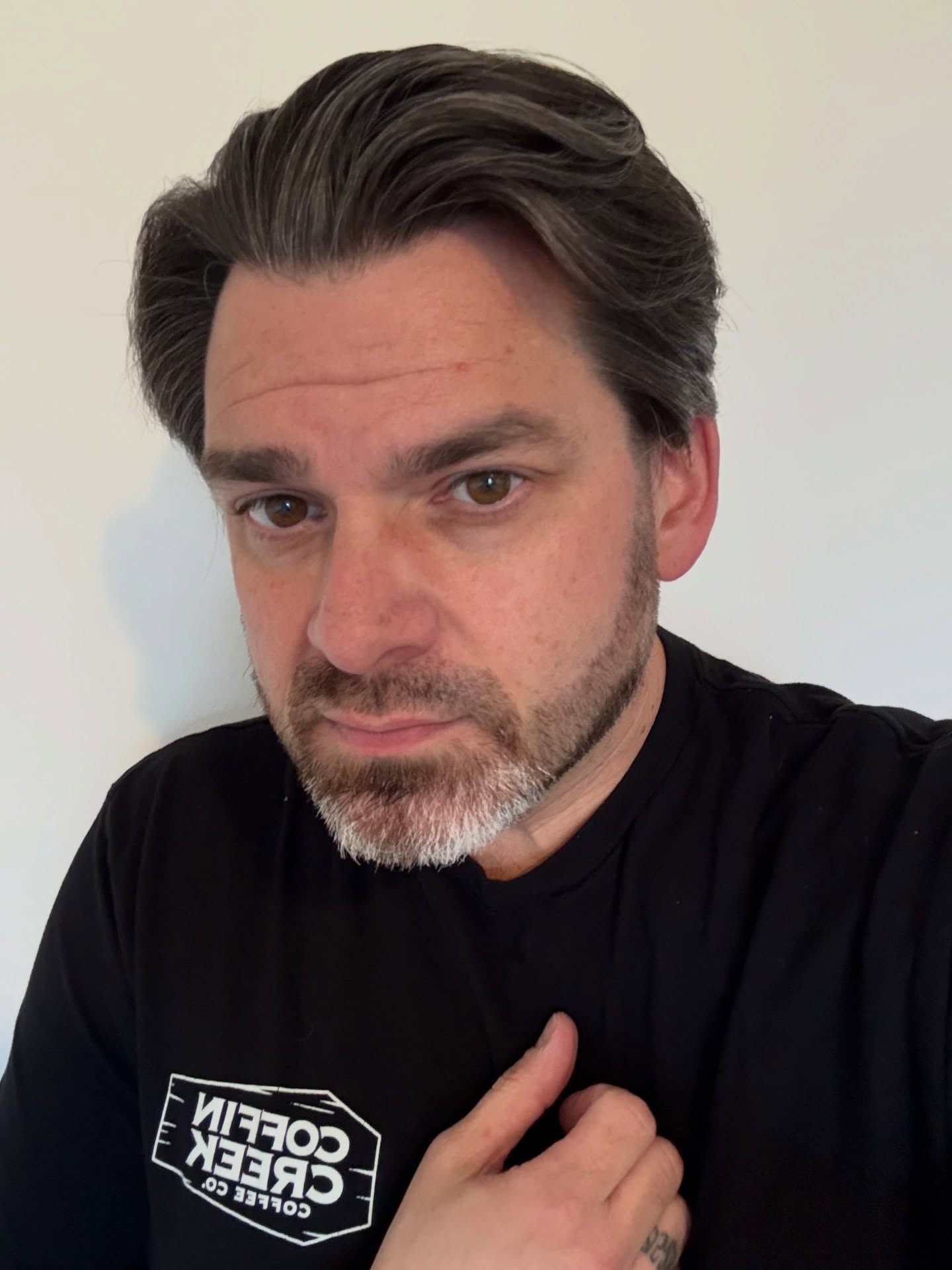 Oh man…I went a little short with the beard trimmer. What do you think? Too short?