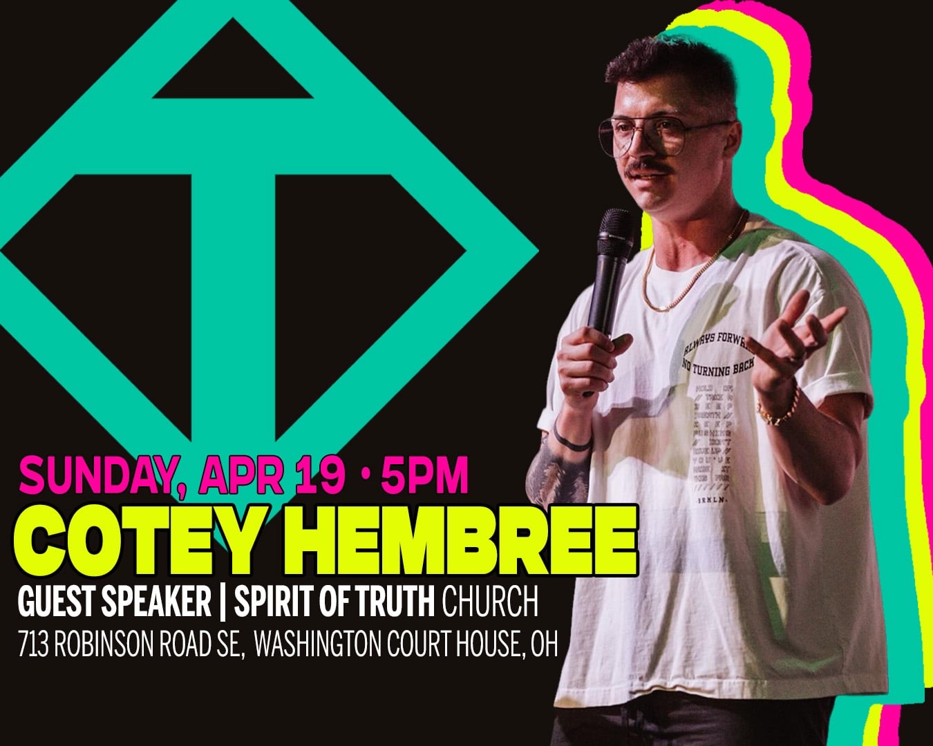 Start inviting everyone you know... this is going to be a powerful time of learning, growing and being encouraged! Pastor Cotey Hembree is an anointed Pastor and leader from Middletown, Ohio. Click SHARE! #sotchurch