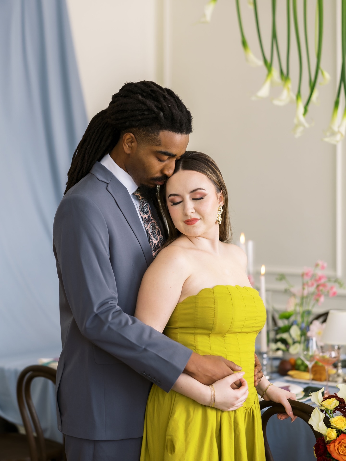 Venue - @hyggehousekc
Planning & Design - @fetefullykc
Photographer - @brittynelizabeth.studios
Content - @capturedbycarody
Florals - @victoriangardens
HMUA - @lucreziamapellimua
Stationery+ calligraphy - @humblehandsjg
Rentals - @polkadotskc @socialshopkc @shinnemanandco
model couple - @alyssaghenryphotography @edieperryiii