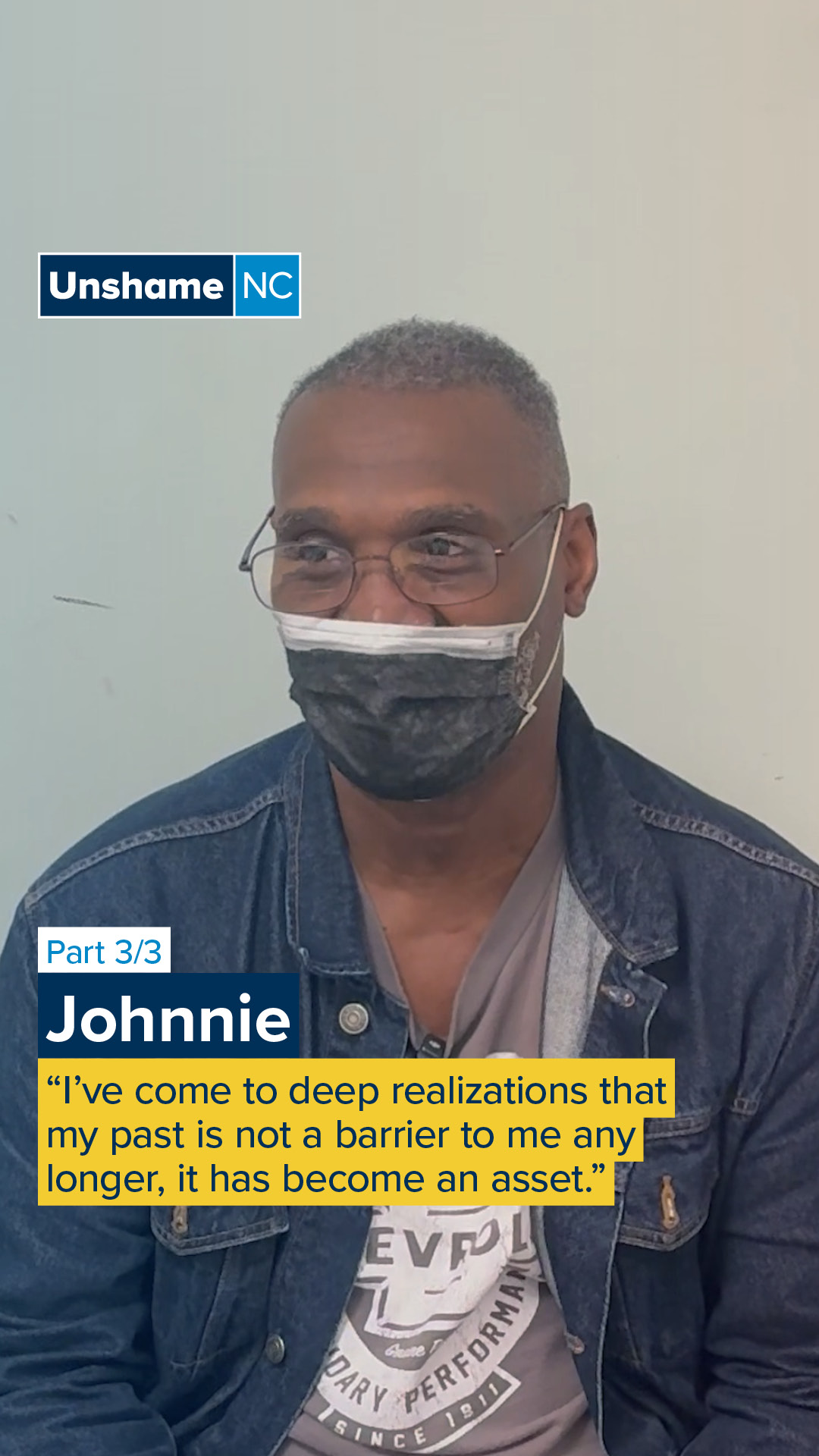Johnnie believes that a person is more than their substance use or their history with substance use disorder (SUD). Still, his own lived experiences have helped him build real and genuine relationships with others. "It's because of my past that I can connect with so many people," Johnnie says, "and I'm able to help people that are struggling." Our histories do not define us, but what we go through can help us be there to support others.