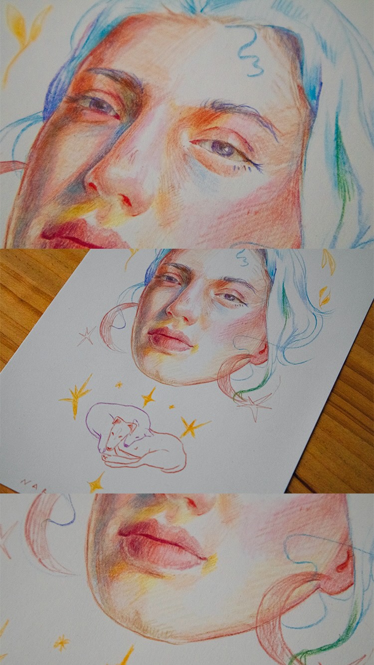 No todas las semanas tengo tiempo para poder hacer un vídeo del que esté orgullosa, a veces una se pierde entre proyectos, impuestos y días poco inspirados que me llevan a agobiarme por no compartir nada con vosotros. Así que creo que esta es una buena serie que recuperar: el dibujo por el dibujo cuando no tengo tiempo de nada más. 😇 Así disfruto un poquito del proceso sin la presión de crear algo perfecto.
Y recordad: la acción mata la ansiedad 😊
#illustration #dibujo #process #poetry #arte