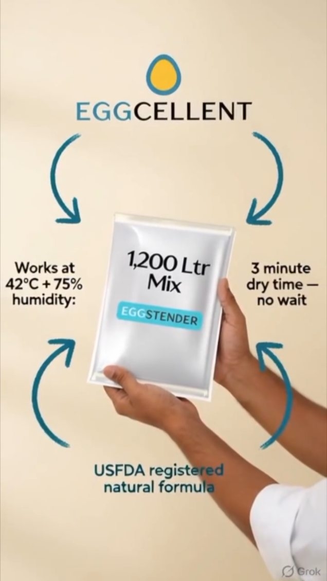 Protect your eggs today!
ZERO Harmful Chemicals, Zero Contamination, MORE THAN 45 days shelf life.
Eggshelflife.com
#protectyoureggs #eggcellent #foodsafety #eggtest #foodtech