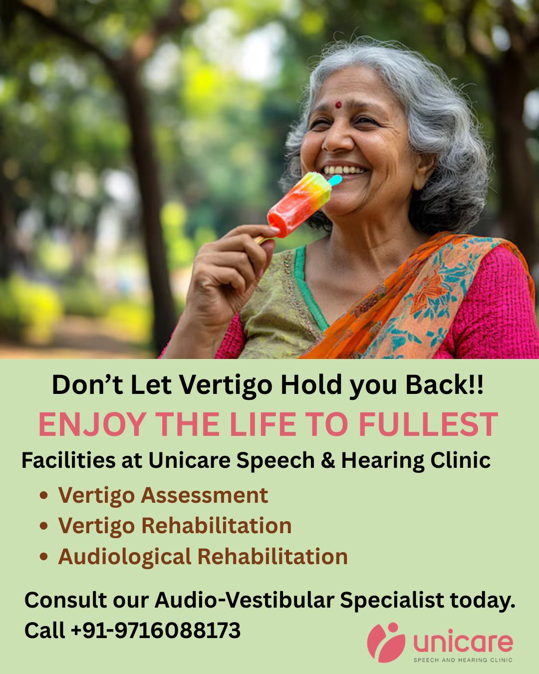 🌟 Are you struggling with vertigo? Don't let it hold you back! Visit Unicare Speech and Hearing Clinic for an accurate diagnosis and the right guidance that can do wonders! 💪 Click here to start your journey to feeling better: https://wix.to/MV6WtnO ✅ #vertigorelief #unicareclinic #healthmatters
