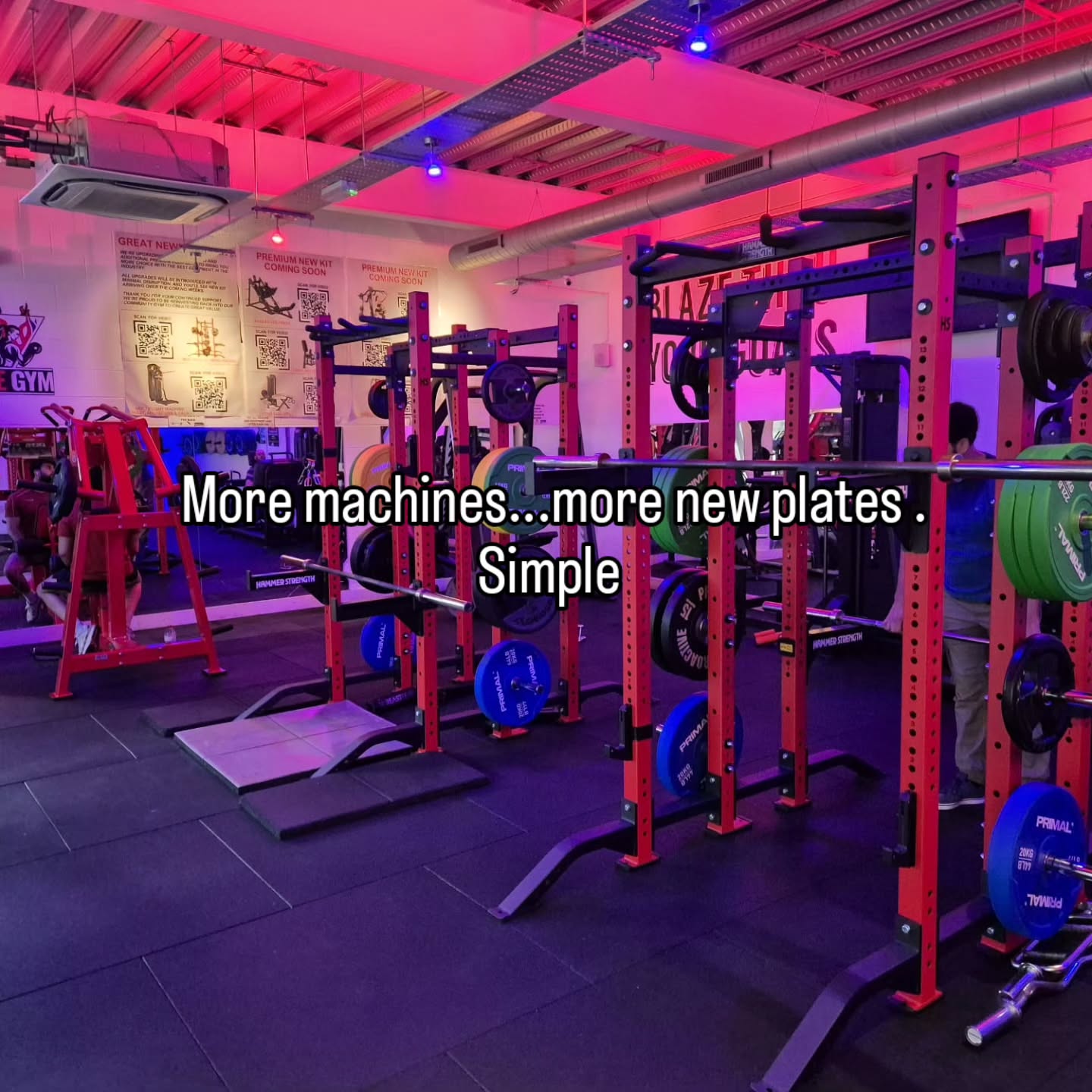 More Equipment, more New plates..simple
Going that one step ahead to make your session perfect 👌