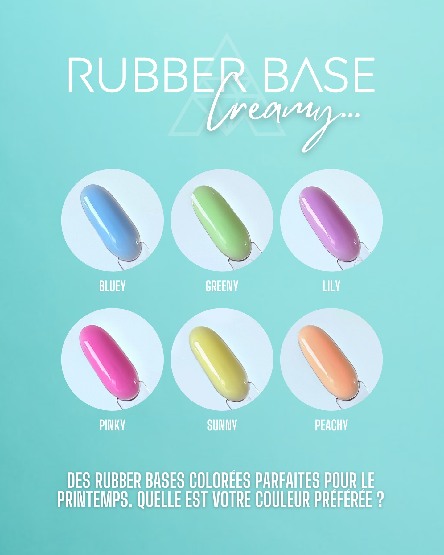 Quelle est la rubber base dont vous ne pourriez plus vous passer extraite de notre collection Creamy ? 🍦
Cette gamme regroupe 6 références de texture moyenne vendues au prix unitaire de 14.95€. Chaque teinte apporte éclat et pep’s une fois appliquée sur ongle ! 🌈
Si vous réalisez une pose avec l’une de ces rubber, pensez à taguer notre compte afin que nous découvrions vos belles réalisation avec ! 😍
#rubberbase #onglesengel #onglesparis #onglesmontpellier #onglesfrance