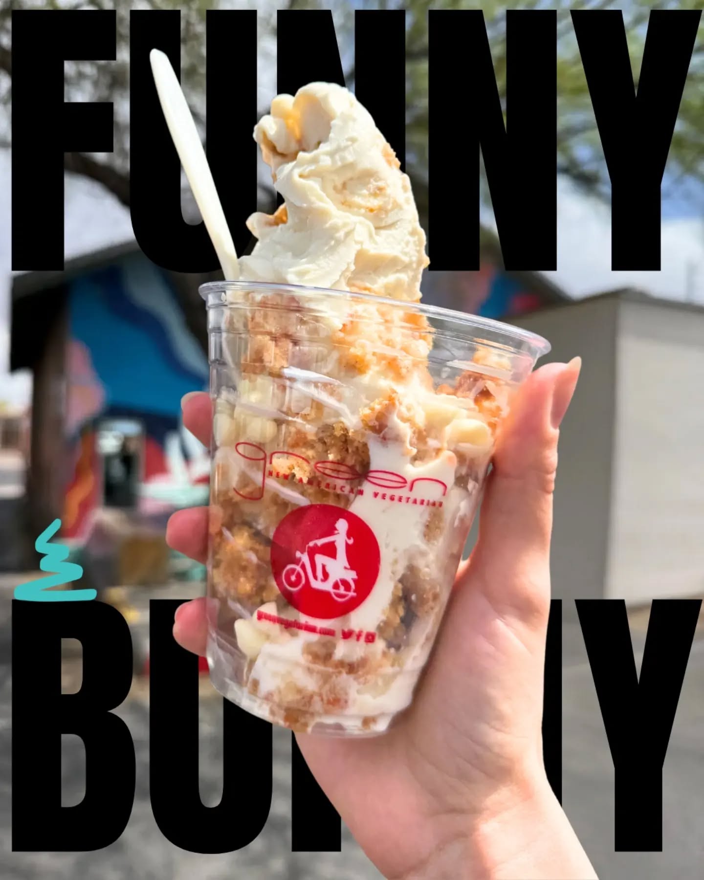 Have you had our April tSoynami Specials yet? Which one are you coming back for?
🥕 The Funny Bunny🥕
tSoft tServe with house made carrot cake, house cream cheeze frosting, and white chocolate chips!
Or
The COMPOST tSoynami
House made Cosmic namiDOH, coffee grinds, potato chips, and organic chocolate syrup!
🍦 🌎
Both Available at #namivegansweets and #greentempe
#alwaysvegan