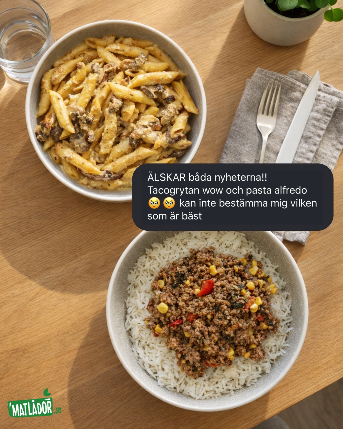 Vilken av nyheterna är DIN favorit? Vi vet att det kan vara svårt att välja men… let us know?!! 😏😋🍝🍛
-
#matlådor #pasta #matlåda
