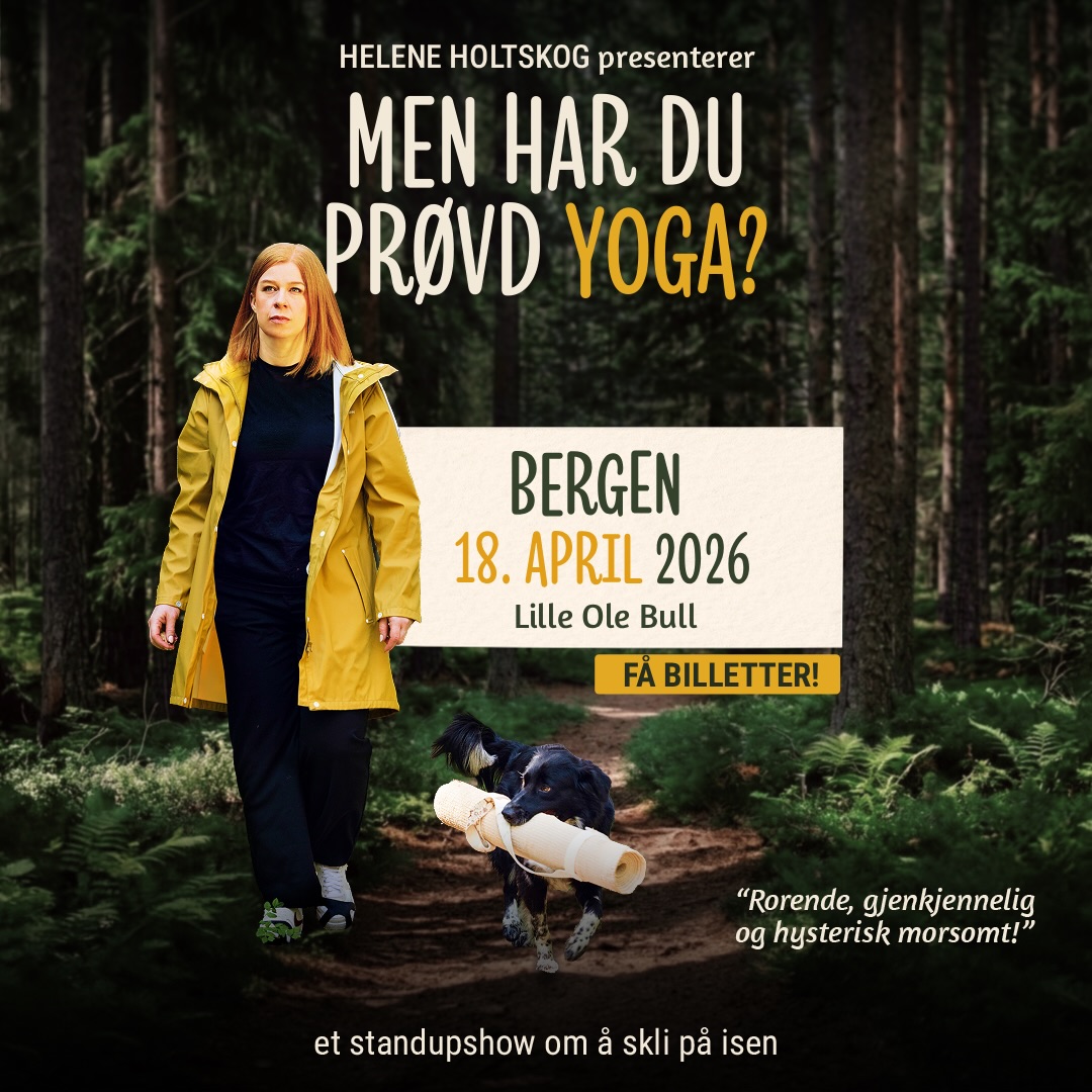 Få billetter igjen til Bergen 18/4!
Det er straks utsolgt i Bergen lørdag! 🫶 Vil du se showet, bør du sikre billetten din nå.
Billetter på heleneholtskog.no eller link i bio 🎟️