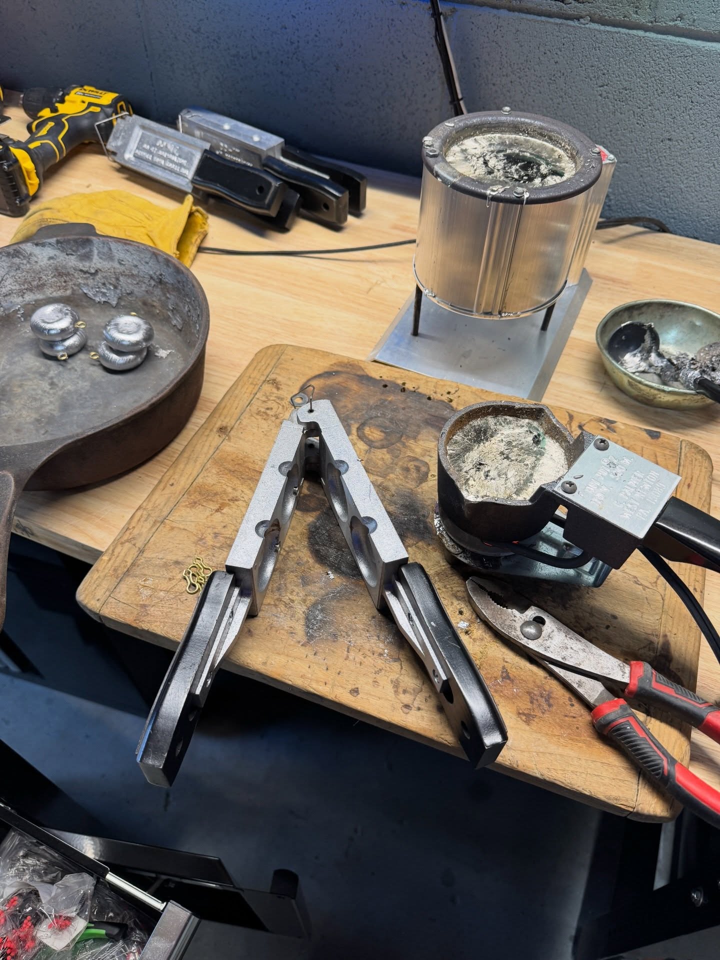 Time to restock the lead supply. These flatheads hang out in some nasty cover