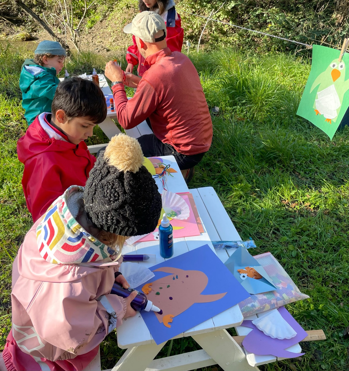 Art gives children another language for expressing ideas, telling stories, and making meaning from their experiences 🌿
We invite you to join us for our Earth Day Celebration on the farm! Please RSVP on our website or QR code on the flyer 🌎💚