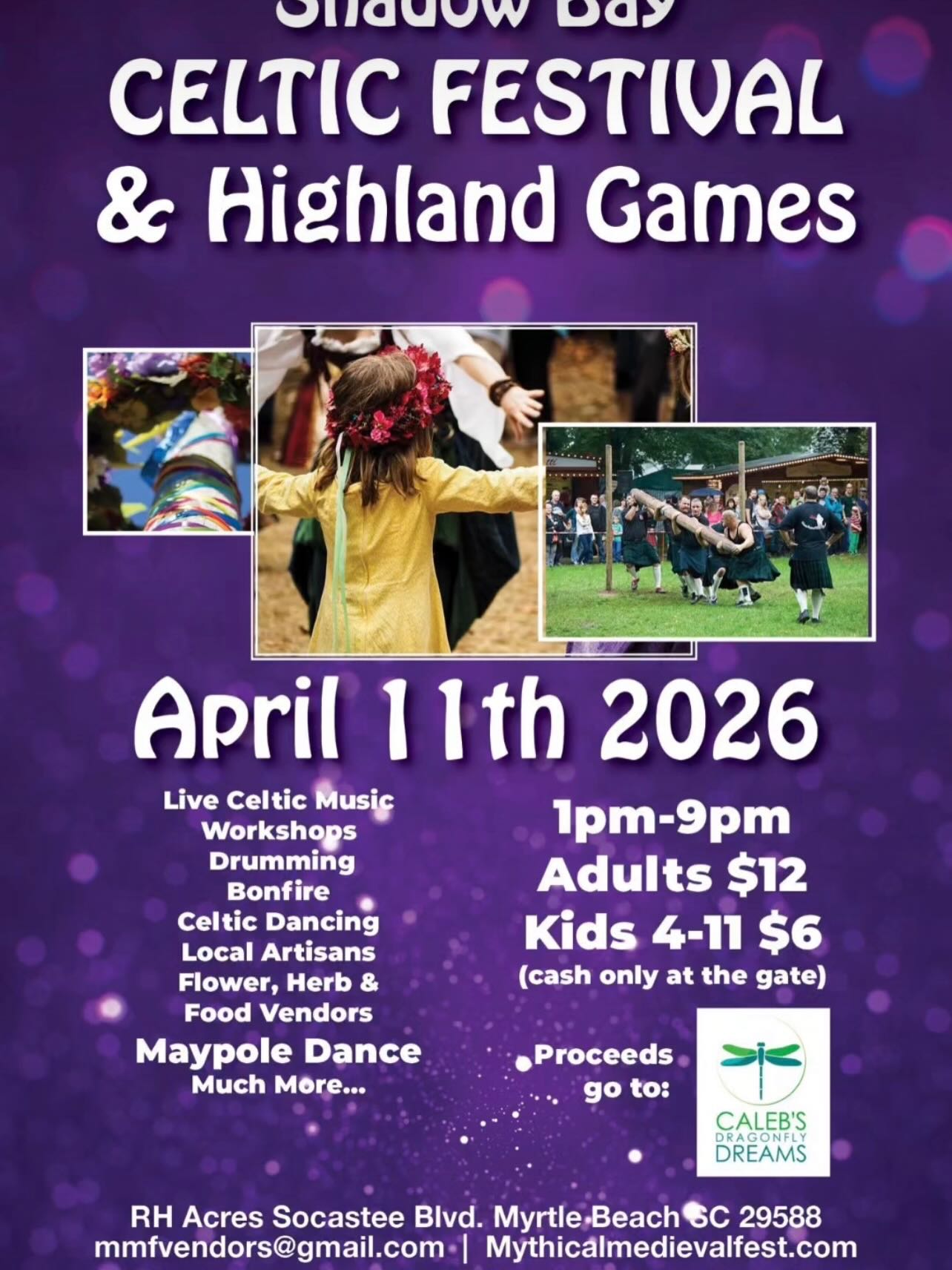 Doors are now open, and people are streaming in a medieval and mythical. So whether you are in South Carolina and can make it to that show if you’re all the way up north near Kingston, we are at two events this weekend.! Look for our flag