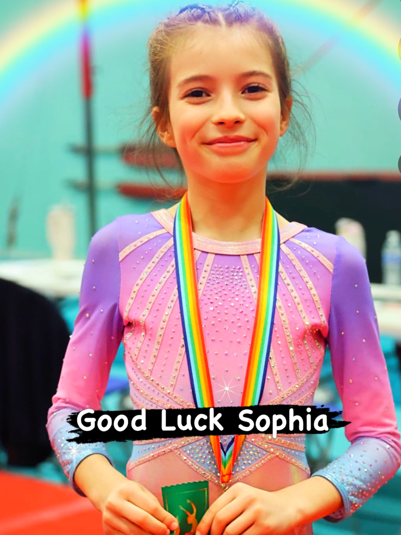 Who's that girl???? Sophia is that girl! Good Luck to our Sophia tomorrow competing at Finals tomorrow 💖. We are so proud of you already making a final at your very first big comp 😍! Gooooood Luckkkkk Duckie 💖💖