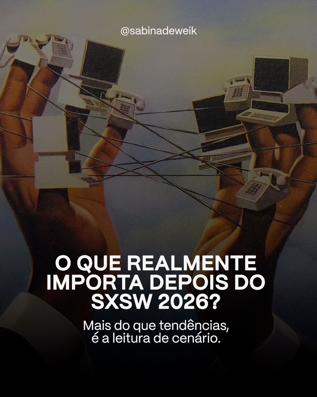 🚨O SXSW deixou um alerta claro para líderes e tomadores de decisão:
O diferencial de 2026 não é mais sobre acessar informação, e sim saber interpretar e decidir em meio ao excesso.
Na Masterclass Pós SXSW 2026: Conectando os Pontos, você vai ter acesso a uma leitura estratégica que traduz os principais sinais do festival em impactos reais para negócios, cultura e liderança, com insights práticos para quem precisa se posicionar com clareza diante das mudanças.
As vagas são limitadas e estamos na reta final para a masterclass, garanta sua participação pelo link na bio! 📲
#SabinaDeweik #SXSW #masterclass