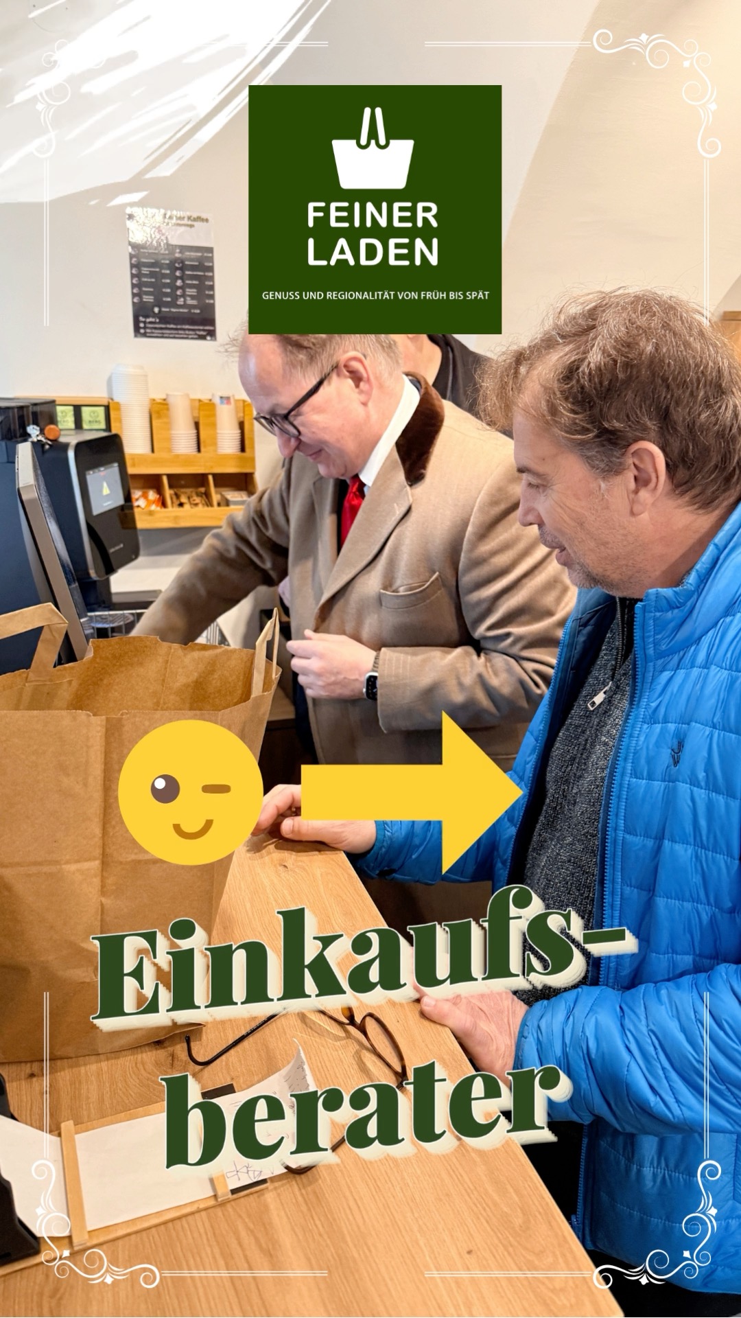 Auch Landesrat Martin Winkler nutzt die unkomplizierte Einkaufsmöglichkeit in Zwettl.