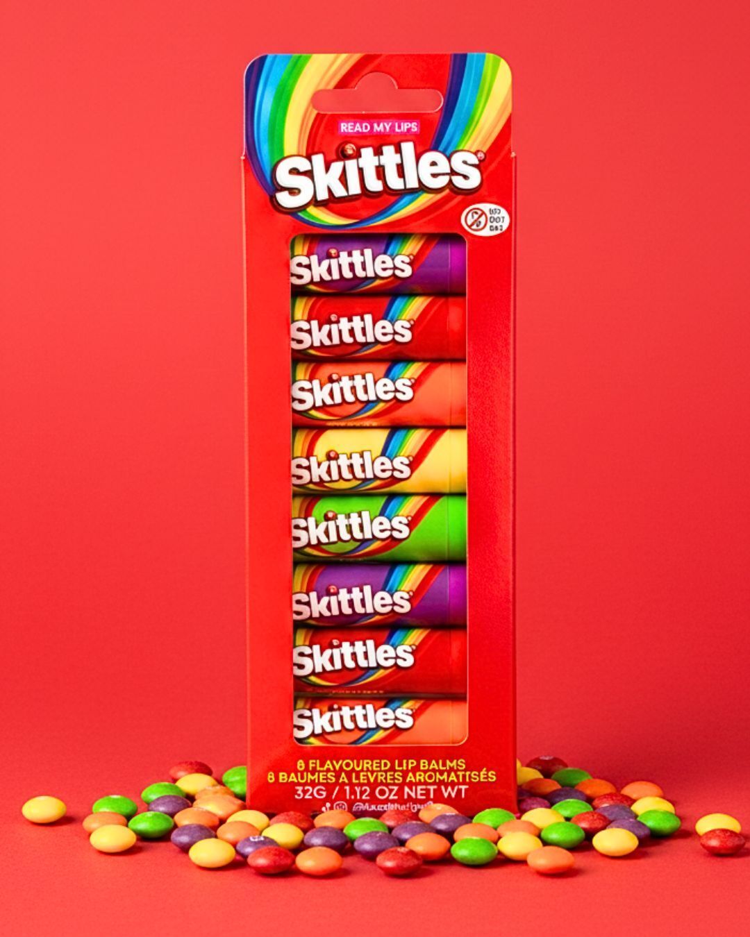 Smooch the rainbow. Taste the rainbow. 🌈
Our SKITTLES 8 piece lip balm pack delivers iconic flavour and seriously smooth lips. A whole rainbow in one pack!
Which one are you grabbing first? 😘
#readmylipsgb #SKITTLES #lipbalm