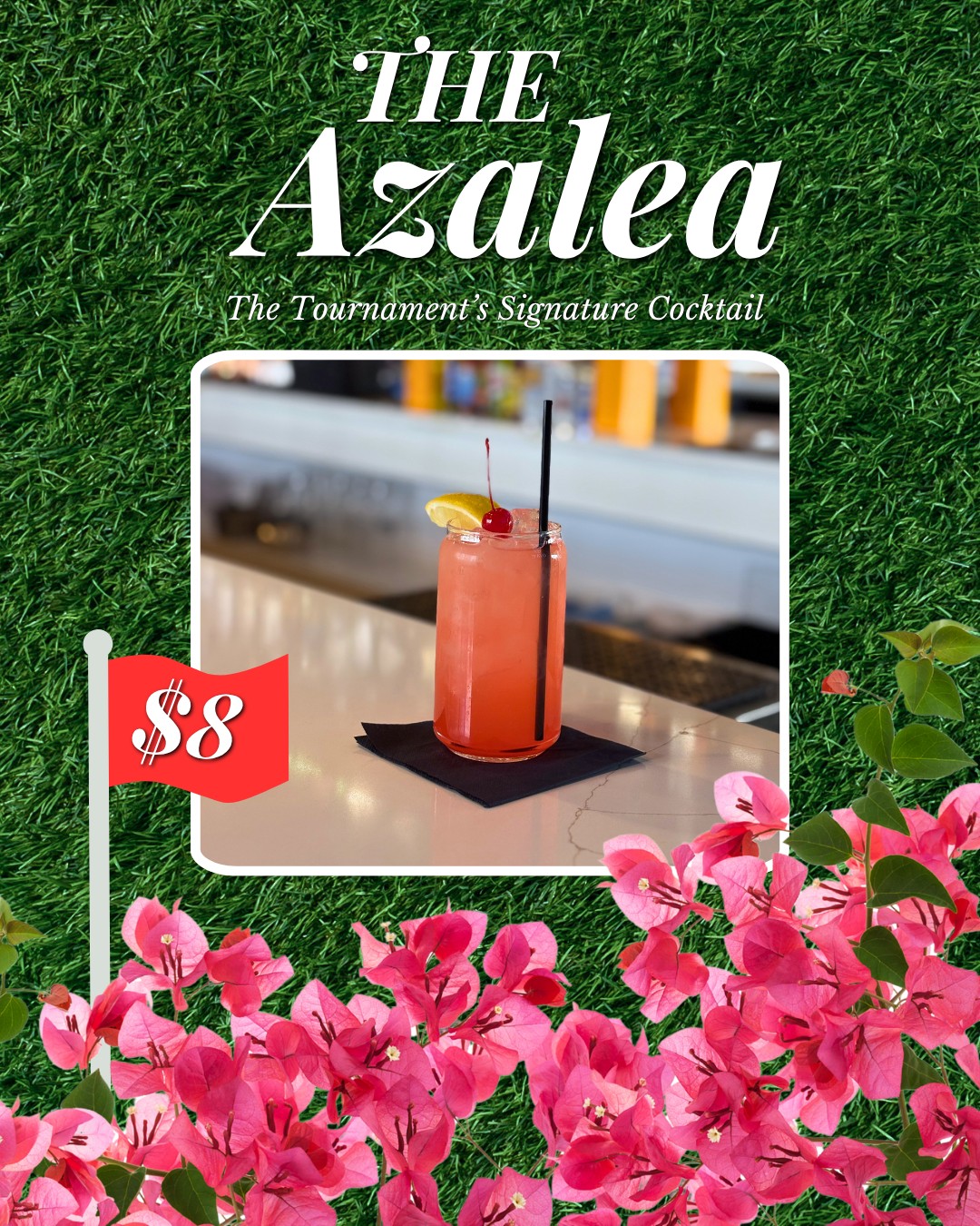 A tournament this iconic deserves a cocktail to match. Sip the signature Azalea for $8 and watch the @themasters with us all weekend long.
#golftournament #themasters #atraditionunlikeanyother