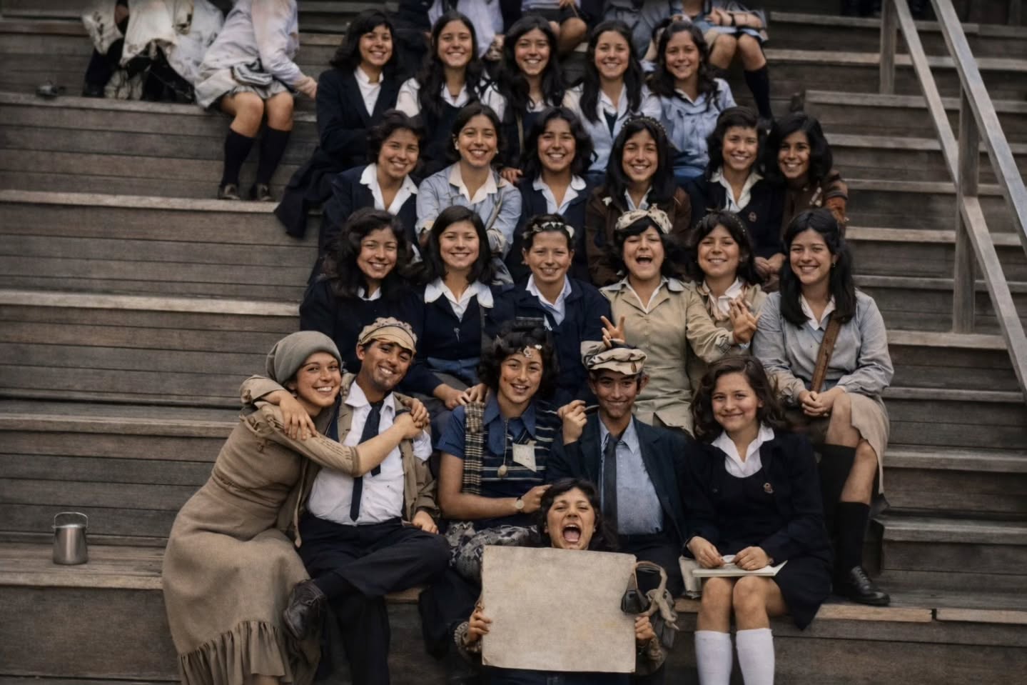 3er Año C 1976 Liceo de Niñas en Estadio Green Cross
#antofagasta
Aporte de Viviana Pinto