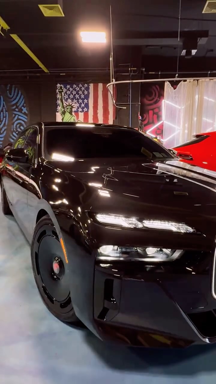 BMW 760i 🖤🖤 on @forgiato @wheels X wrapped in seamless paint protection film #autosportsbx #newyork #bmw custom