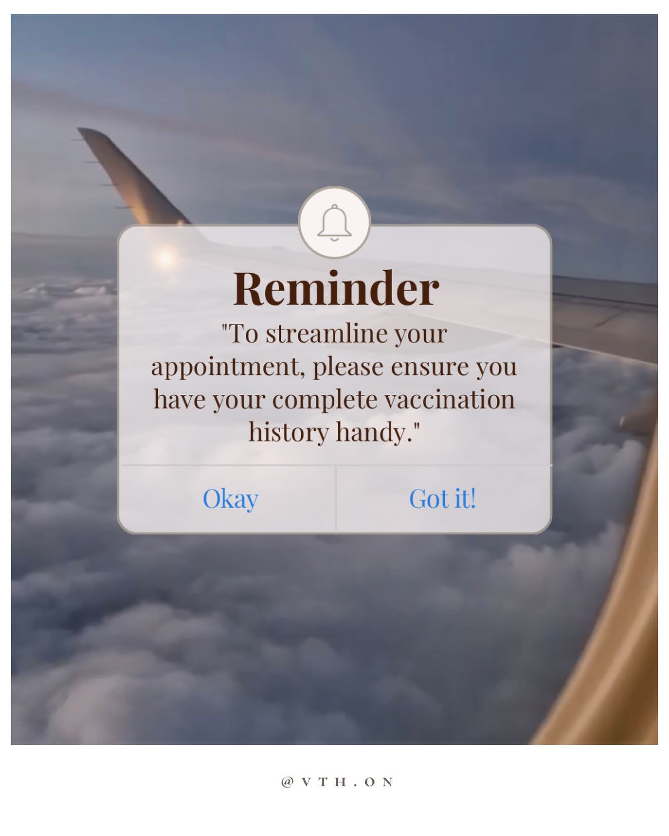 Reminder.
#virtual #health #wellness #vacation #travel