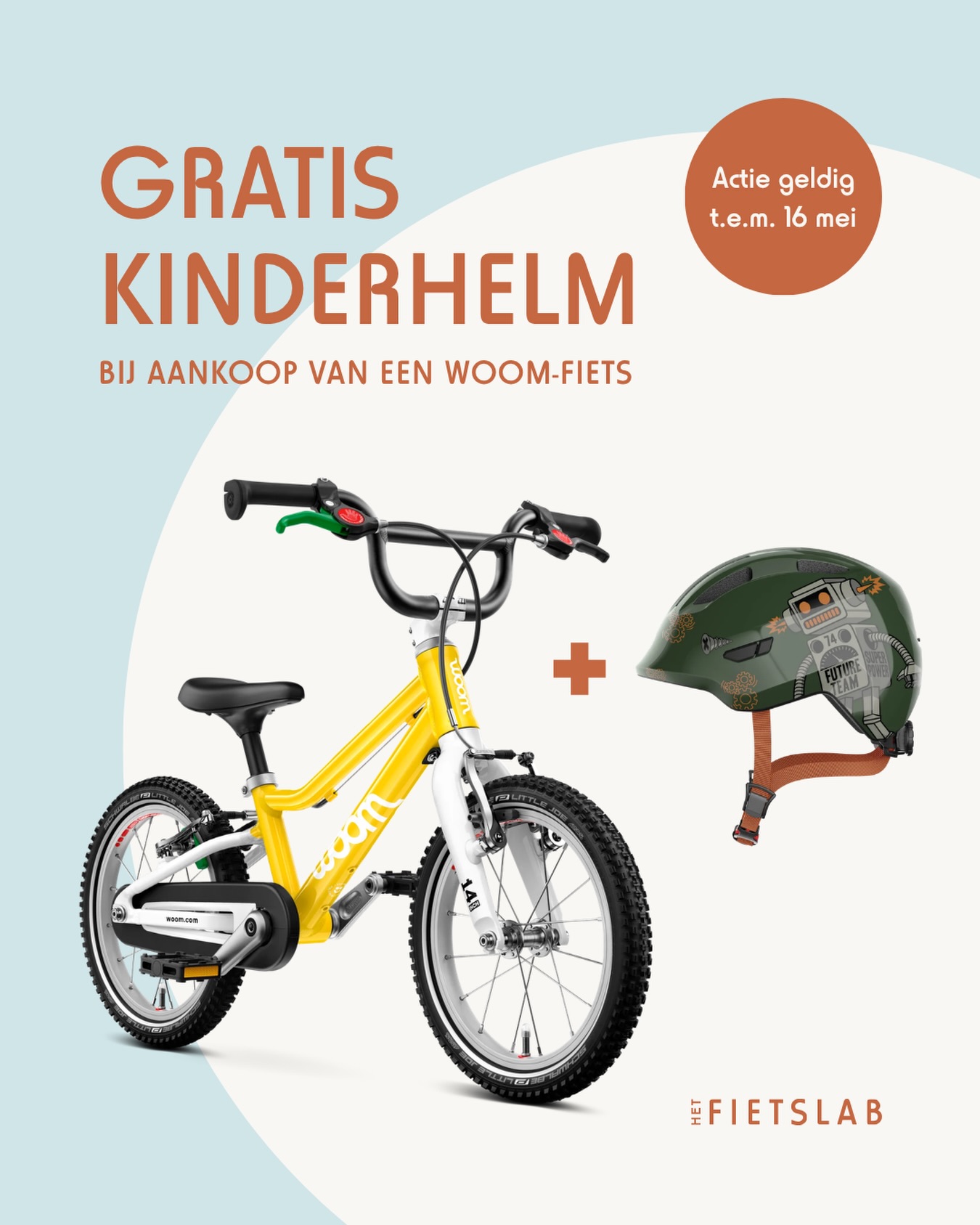 Want uw brein beschermen is cool 🧠. En een fiets krijgen (voor uw communie ofzo) nog cooler 😎.
#communiecadeau #woombike #kinderfiets