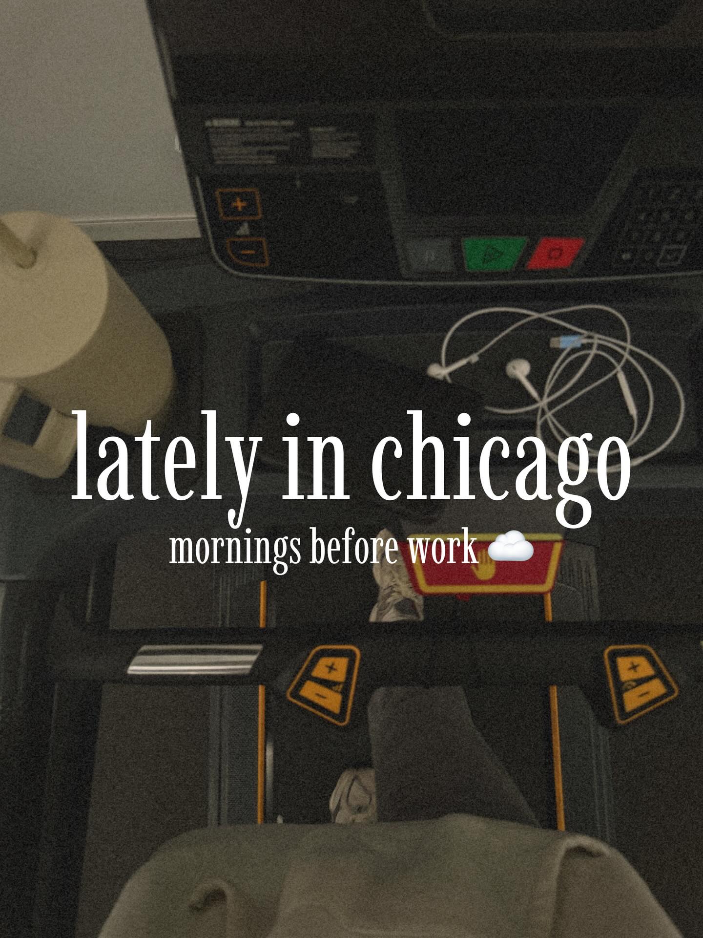 morning things + work lately ☁️