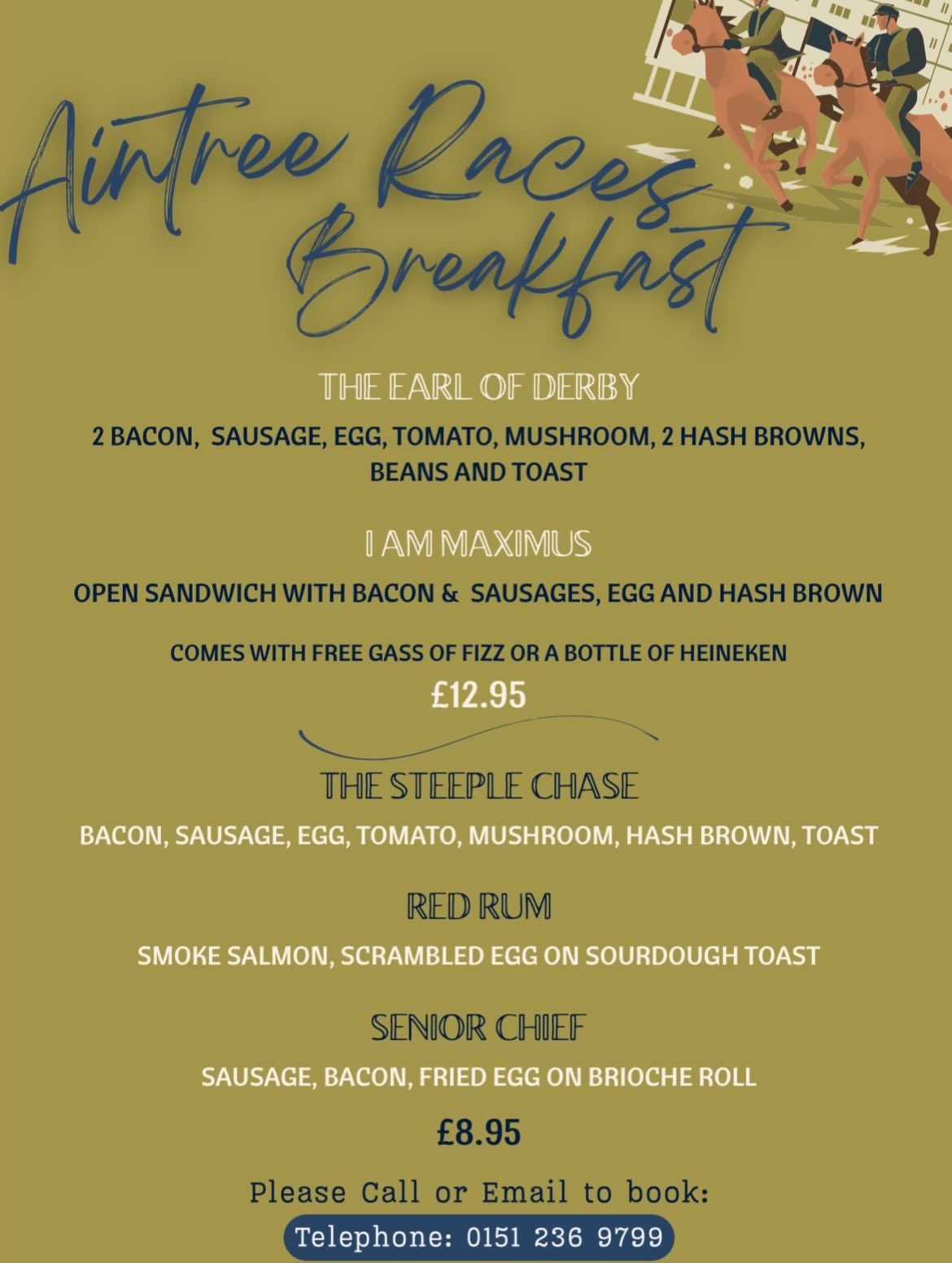 Aintree Races ready 🏇✨
Start your race day the right way with breakfast served from 10am 🍳🥓
Grab a seat in our beer garden, soak up the sun ☀️ and enjoy a cheeky early drink before the action begins 🍻
#AintreeRaces #RaceDayReady #BeerGardenVibes #BreakfastClub #daydrinksarethebestdrinks