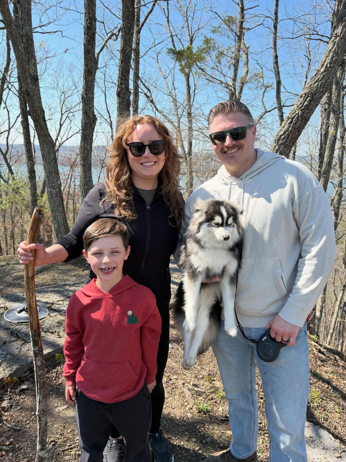 Had a great time camping at Twin Knobs campground at Cave Run Lake. Couldn’t have asked for better weather. Plus, Quill lost a front tooth! 🦷