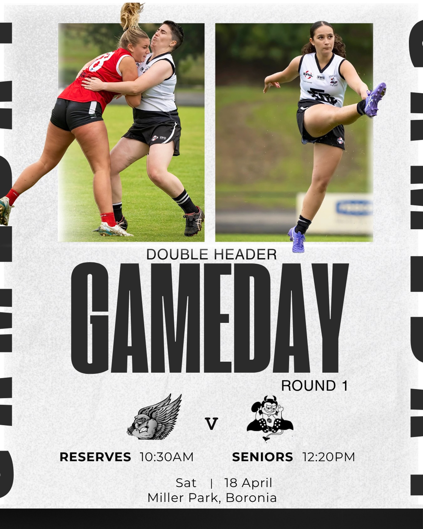 Tomorrow, we take on Boronia in a double-header for our first game of the season 💪🏻
