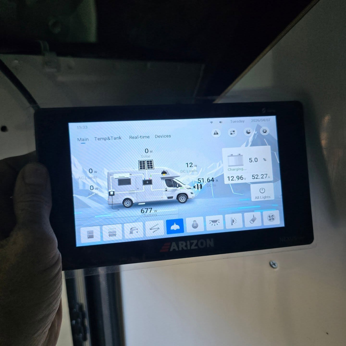 We have been testing the Arizon system. The first install has greatly impressed us. The quality of each component feesl high quality. In this coaster motorhome we chose to go with a 3000w/200amp inverter charger, 100a DCDC/MPPT solar controller and the monitoring node which monitors up to 8 tanks and switches 12 circuits. We will have have a video of the completed install soon.
@arizonoffgrid #motorhomeconversion #offgrid #rvsolar #autoelectrical #motorhome
www.totally12volt.com