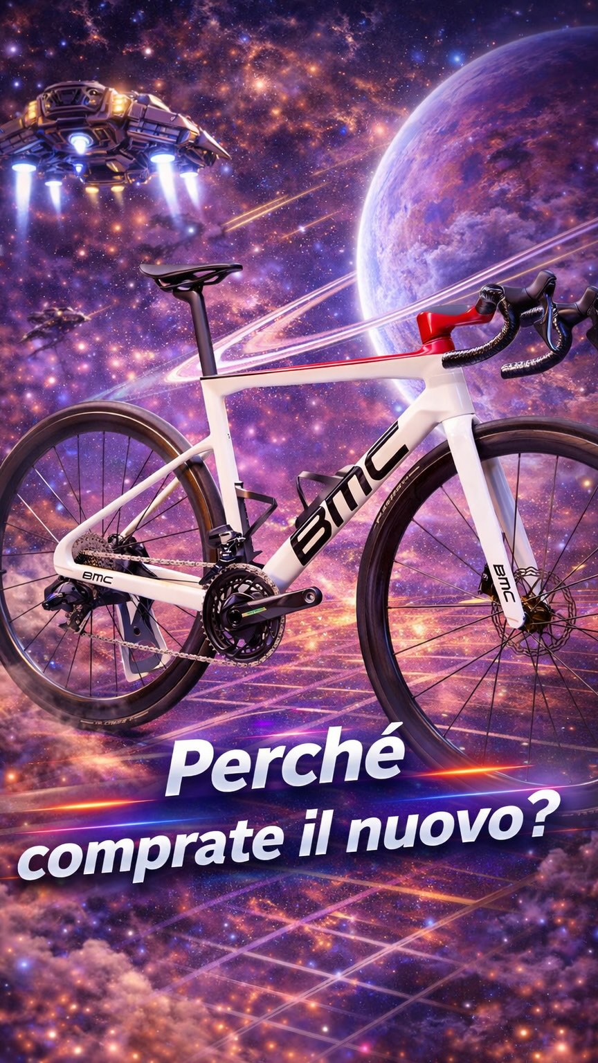 🚀⚡ BMC TEAMMACHINE SLR01 – WATT CHE SPACCANO
Questa non è una bici…
è una macchina da gara che trasforma ogni watt in velocità pura. 😈
La BMC Teammachine SLR01 è famosa per una cosa:
👉 rigidità altissima = zero dispersione di potenza
Tradotto in numeri:
⚡ fino a +5-7% di efficienza nei trasferimenti di potenza rispetto a telai standard
⚡ quando spingi 300W… arrivano davvero a terra
⚡ nei rilanci: reattività immediata, senti proprio la bici “scattare” sotto
📏 Taglia 51
⚙️ SRAM Force AXS 12v elettronico (Unicorn)
🛞 Ruote Elite Wheels Drive top gamma con cuscinetti ceramici
💥 Prezzo: 3.200 €
Questa è la bici che:
— quando attacchi, stacchi davvero
— quando rilanci, non perdona
— quando sei in forma… diventi pericoloso
Tradotto: non è per tutti.
È per chi vuole correre, non pedalare. ✈️
💳 Finanziabile a tasso zero • 🔄 Permutabile • 🚚 Spedizione gratuita in tutta Europa
🔧 Revisione autocertificata • ✅ Pronta a partire
📍 Re-cyclist Bike Shop – Longone al Segrino (CO)
🌐 www.recyclistbikeshop.com
📞 031 547 8454 (WhatsApp)
#bmcteamachine #racebike #sramforceaxs #cyclingperformance #recyclistbikeshop