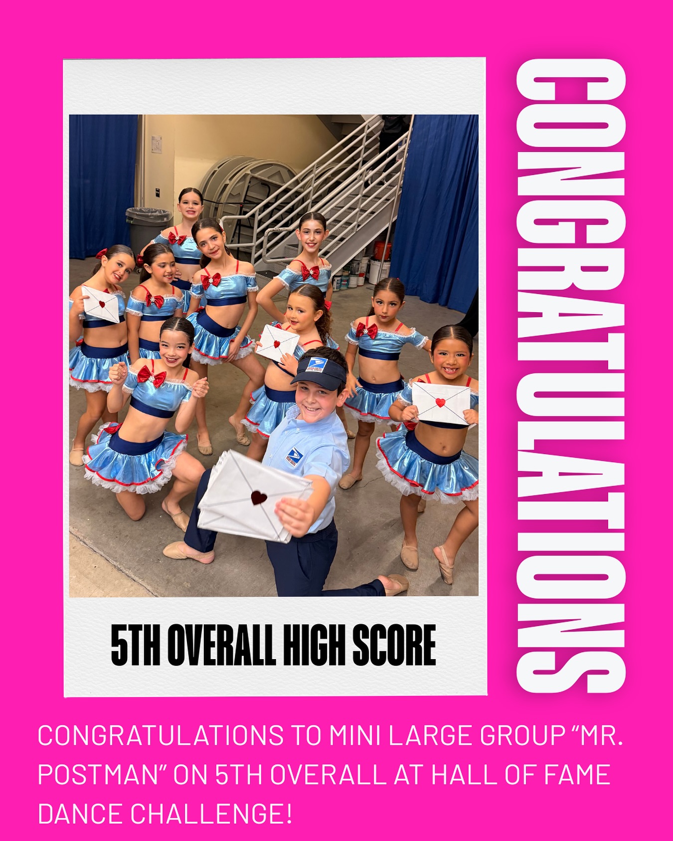 Congratulations Mr. Postman! 💌📪