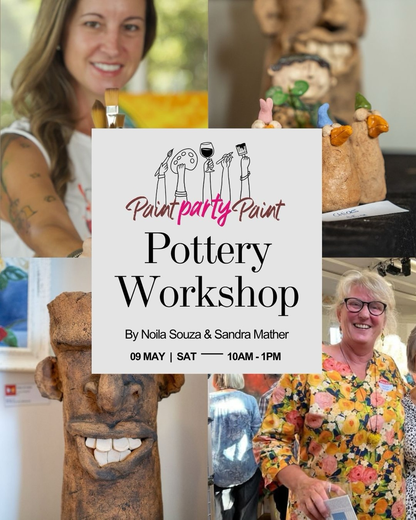 POTTERY WORKSHOP BY NOILA SOUZA & SANDRA MATHER
Join us for a Playful Hand-Built Pottery Workshop — a creative morning to slow down, get your hands in clay, and enjoy beautiful company.
Create, paint, relax, have fun & repeat!
No experience needed — just come ready to play and explore your creativity.
✨ All materials included
🥐 Delicious brunch & refreshments provided
🌿 A fun, welcoming space to connect and create in the middle of nature
📍 Fiddle Fart Farm, 25 Bayer Road, Puhoi
🔞 18+ event
📅 Saturday, 9th of May
⏰ 10:00 AM – 1:00 PM
💰 $65 per person
Spots are limited, so make sure to secure yours early!
Apply here: aliondraws.com/events
Come solo, bring a friend, or gift this experience to someone special.
We can’t wait to create with you! 🌿✨
