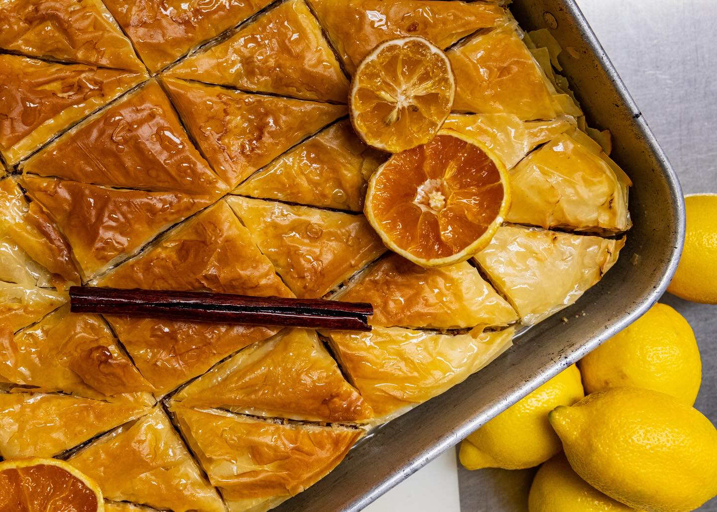 Καλό Πάσχα (Happy Easter!!) Greek Orthodox Easter falls on a different weekend than Christian Easter, this year only a week later! To celebrate we’re cooking a beautiful roast leg of Lamb on Friday & Saturday night. We also have a fresh pan of Bakalava for dessert! 🇬🇷
.
.
.
.
.
.
.
.
.
.
.
#greekeaster #baklava #goinggreek #nelsonbc #thedinernelson