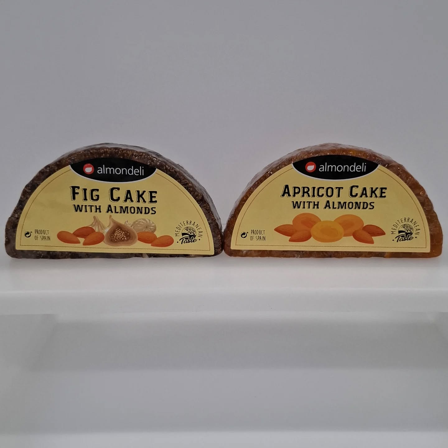 Straight from sunny Spain 🇪🇸 — two premium treats:
Fig cake with almonds
Apricot cake with almonds
Absolutely delicious 😋
AVailable at Amato — come give them a try!