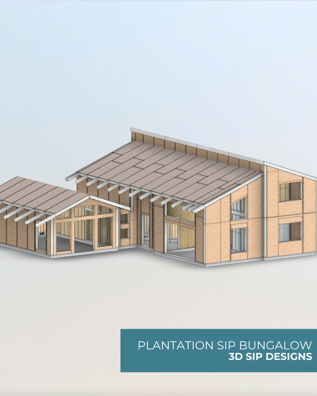 A first look at a new SIP bungalow project, the team have been developing in our design studio.
These early 3D visuals give a clear sense of how the home will come together, from the overall form and rooflines through to the large glazed openings and open internal spaces. Even at this stage, you can start to see how the layout and natural light will shape the feel of the home.
Providing this level of visualisation is something we offer on all of our projects, helping clients fully understand and refine their design before anything reaches site.
It's great to be working alongside Glenda Fraser Architects and Adept Consulting Engineers LTD.
Looking forward to seeing this one progress.
#sipsdesign #selfbuilduk #architecturaldesign #3dvisualisation #modernmethodsofconstruction