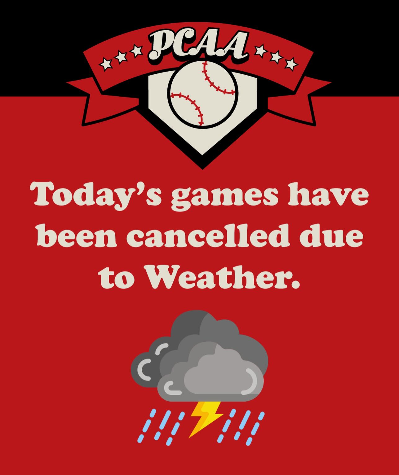 No games tonight 4/14/26 due to weather.
Schedules will be updated in Tourney Machine shortly.