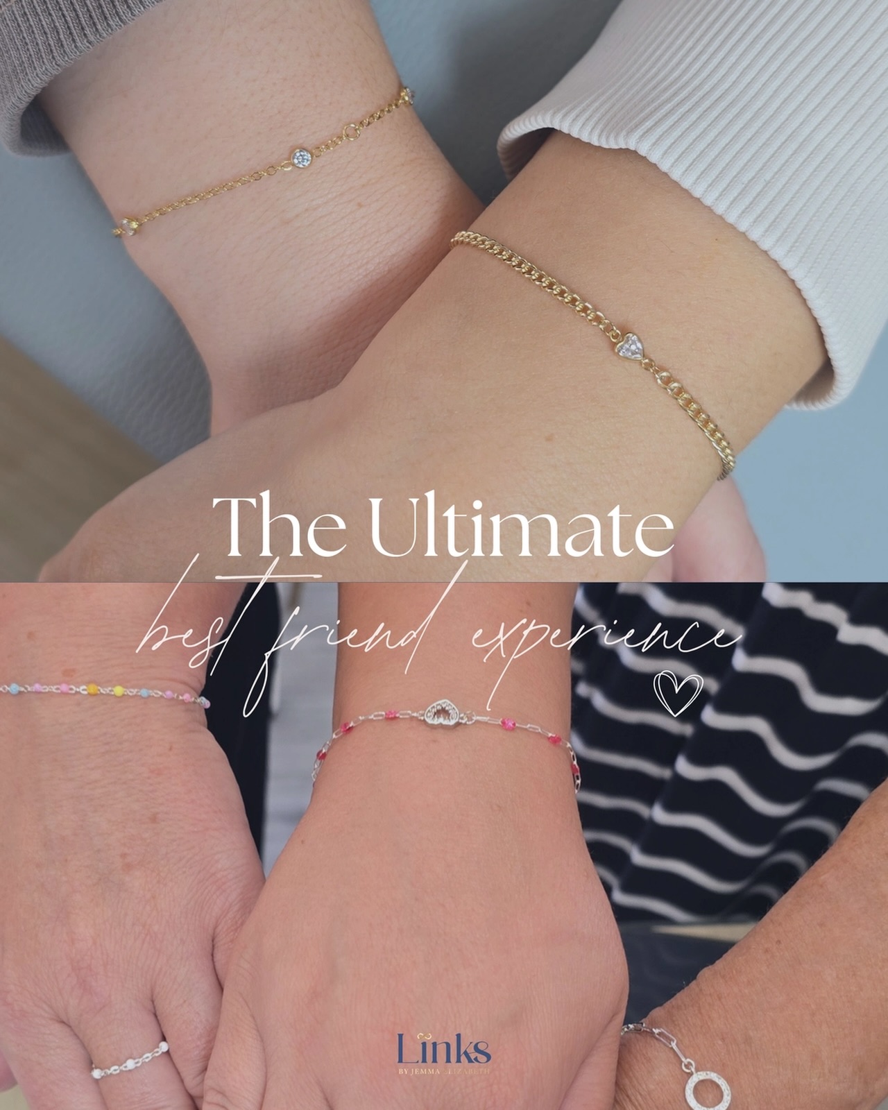 The ultimate best friend experience is here 💕
Matching permanent bracelets to celebrate your connection, create memories, and have something you’ll both wear every single day ♾️
Make it a moment, book in together by tapping the link in our bio.
Permanent jewellery | Staffordshire based businesses | permanent bracelet | bracelet | best friends