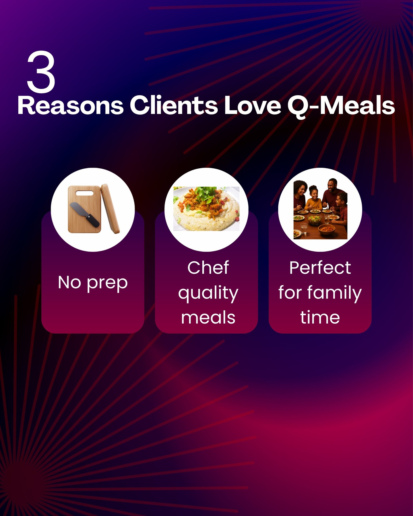 Simple. Elevated. Reliable.
#QMeals #MealSolutions #BusyFamilies #FoodMadeEasy #AtlantaCatering